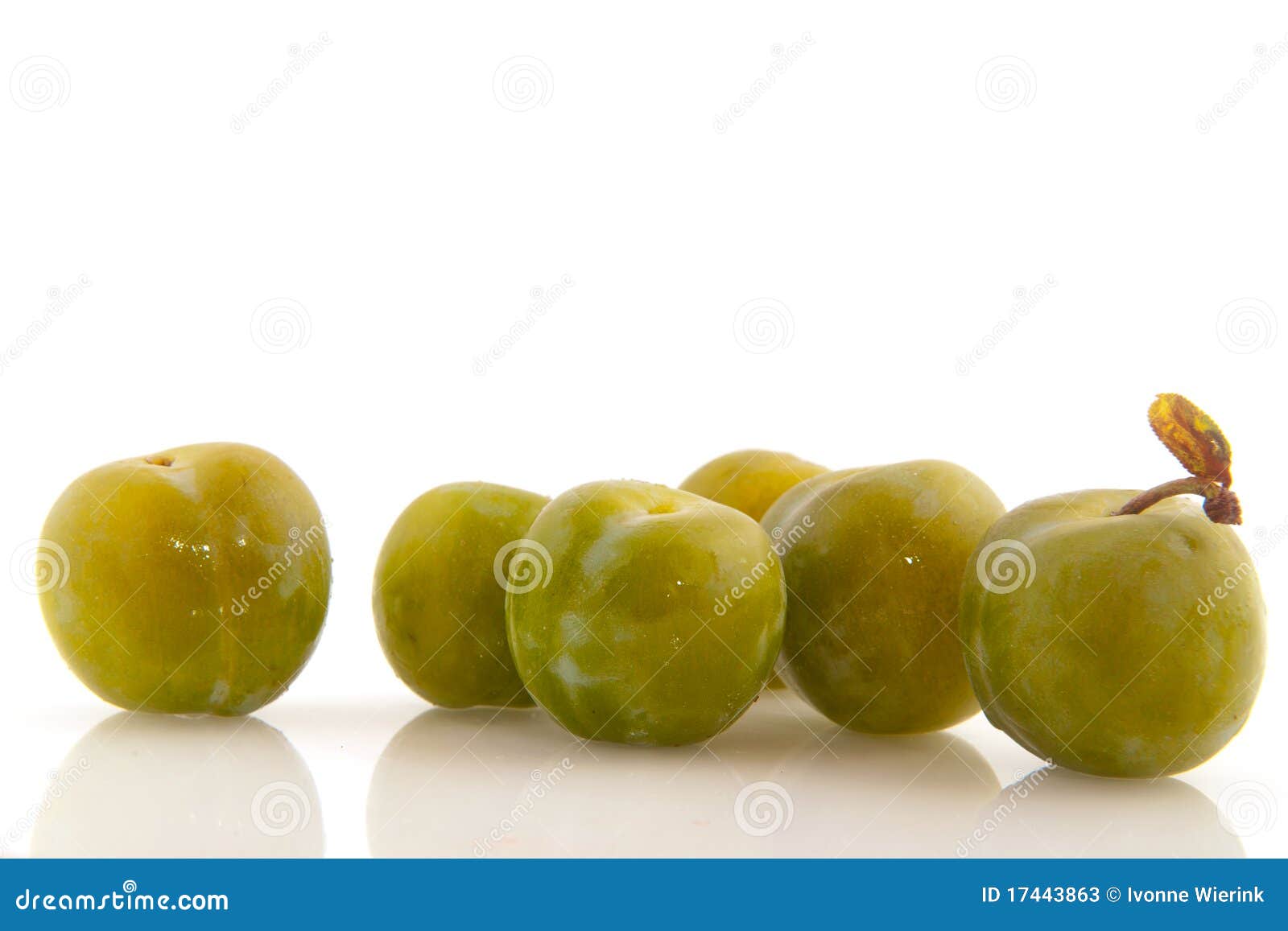 Green plums stock image. Image of fresh, plums, ripe 17443863