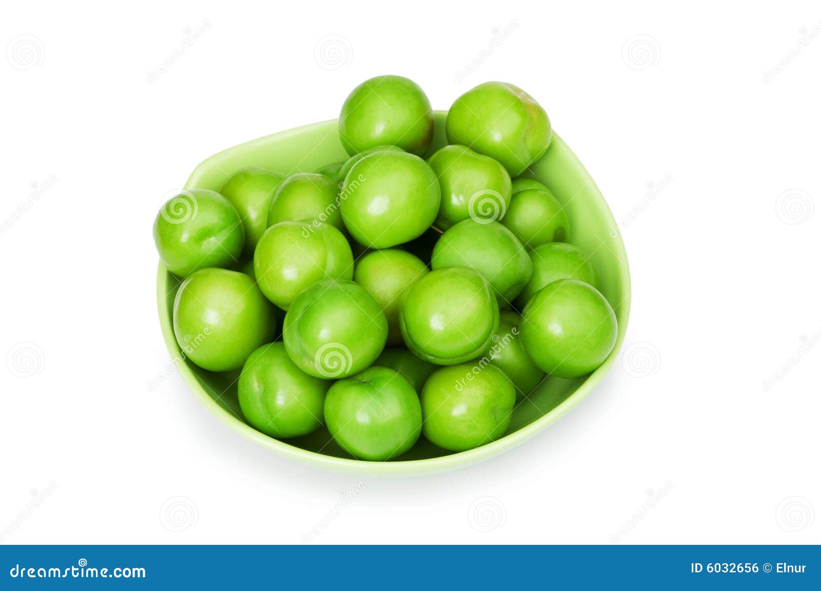 Green plums isolated stock photo. Image of vegan, yellow 6032656