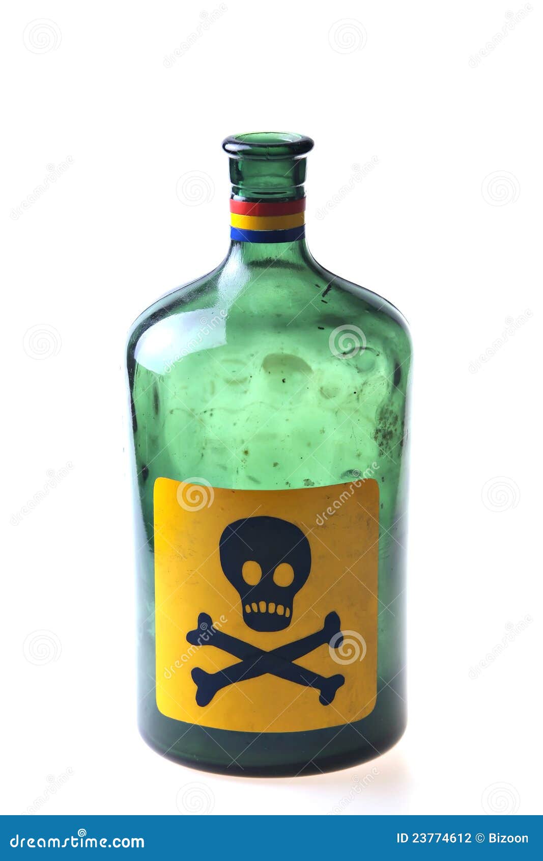 Green poison bottle stock photo. Image of detail, death 23774612