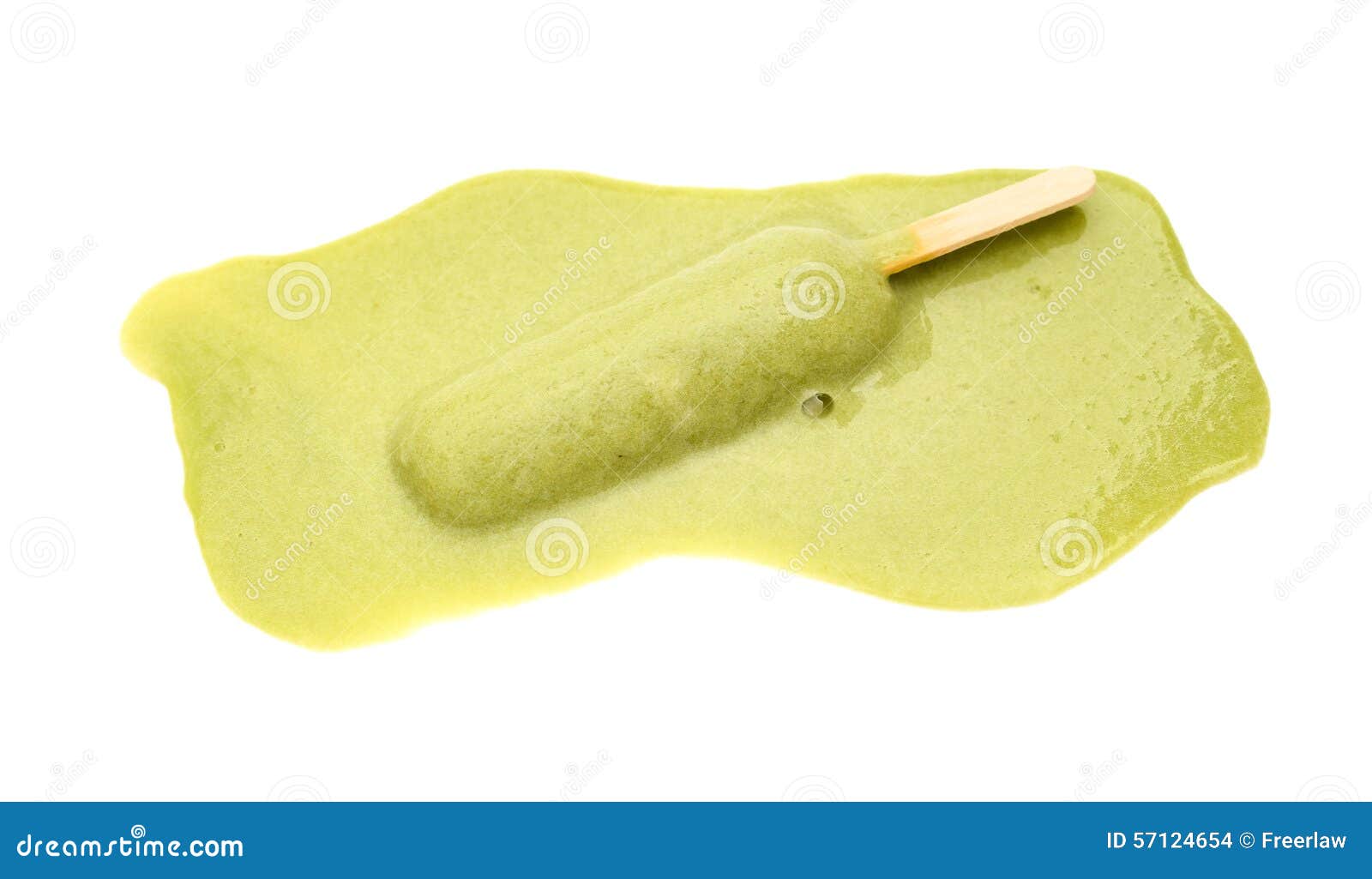 Red And Green Popsicle Sticks Background. RoyaltyFree Stock