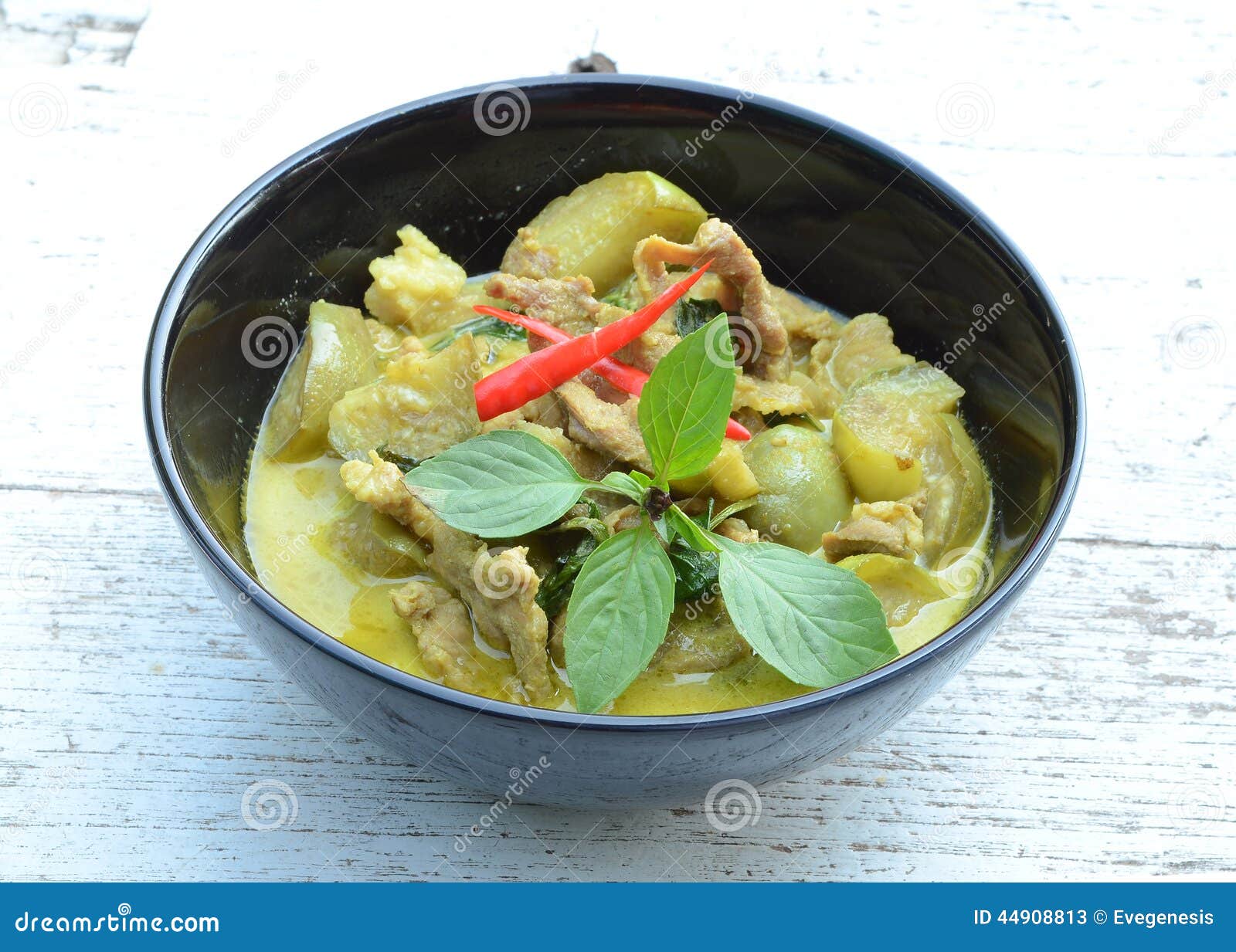Green Pork Curry , Thai Cuisine Stock Image Image of delicious, copy