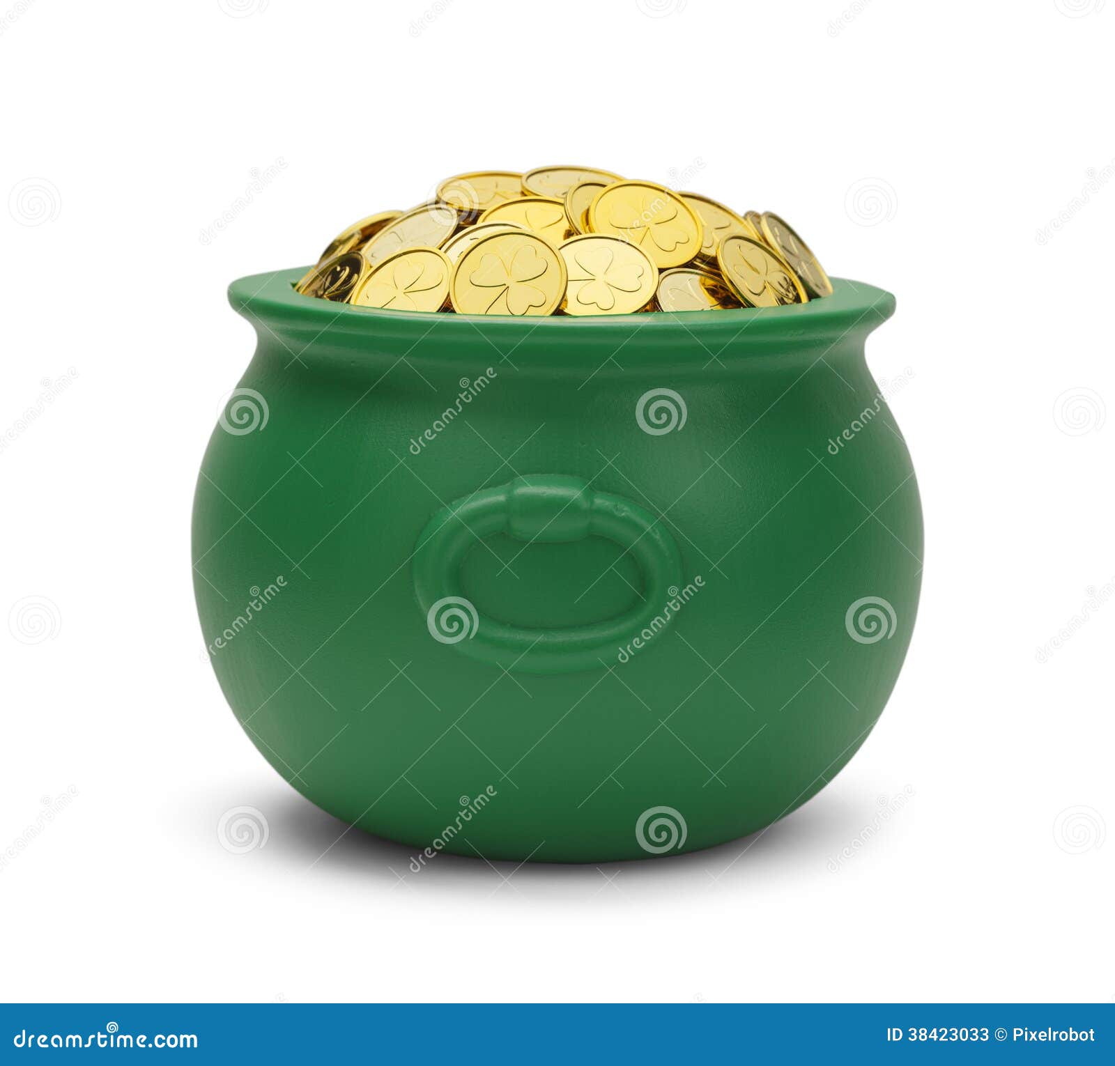 Green Pot of Gold stock image. Image of culture, cloudscape 38423033