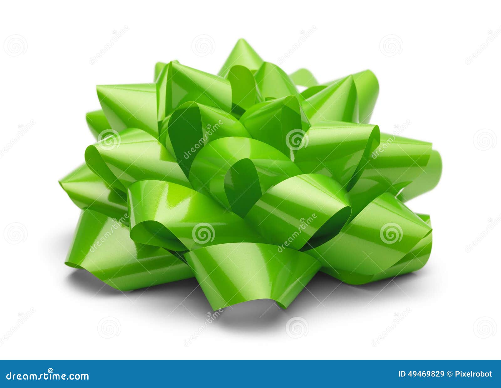 Green Present Bow stock image. Image of elegance, celebrations 49469829