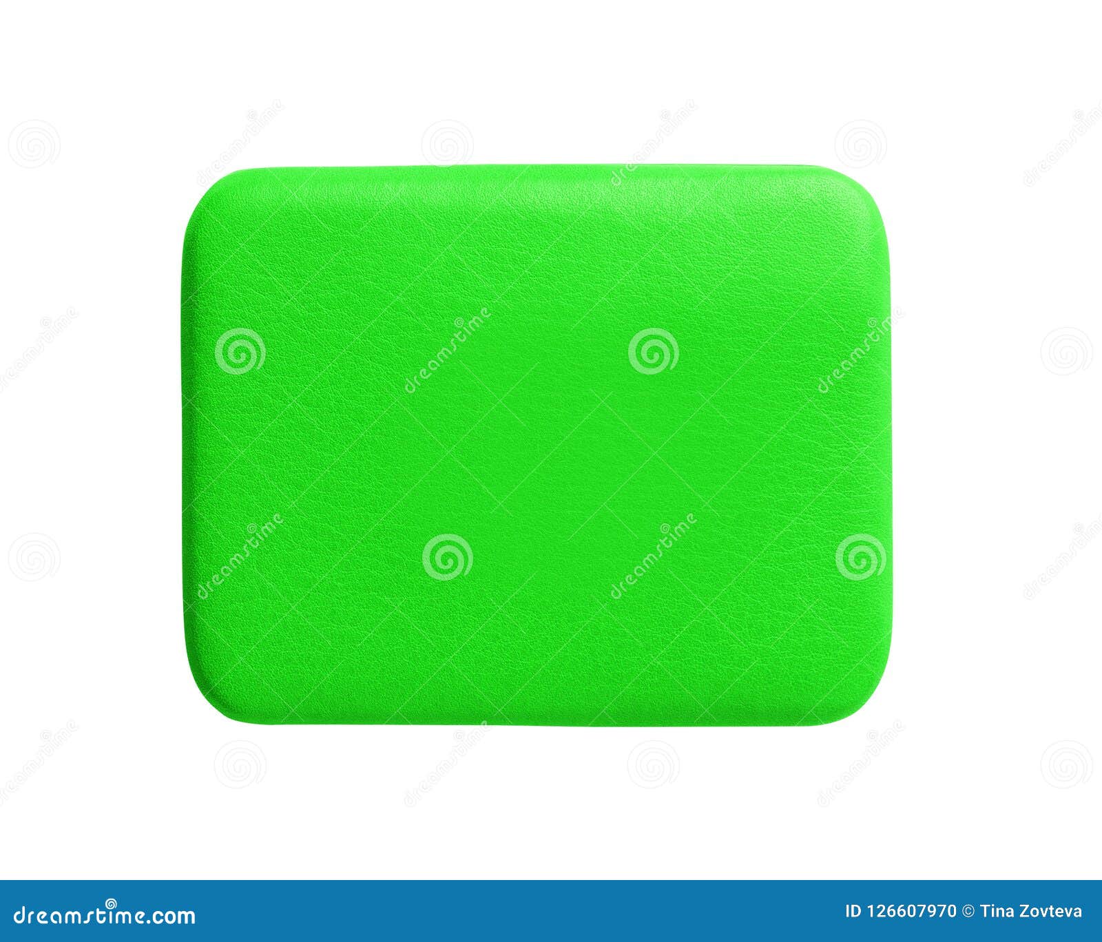 Green purse on a white stock photo. Image of isolated 126607970