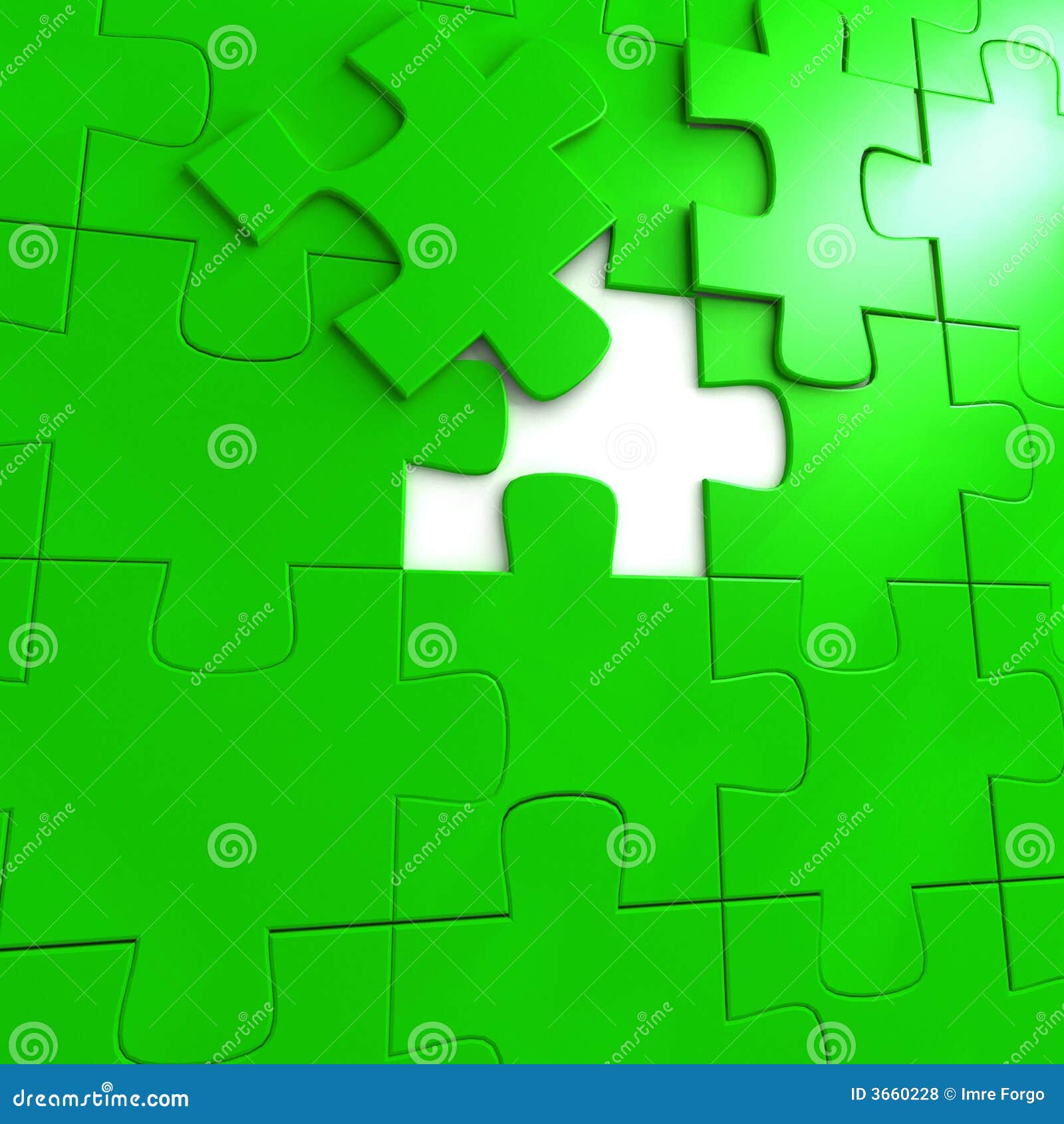 Green puzzle stock illustration. Illustration of puzzle - 3660228
