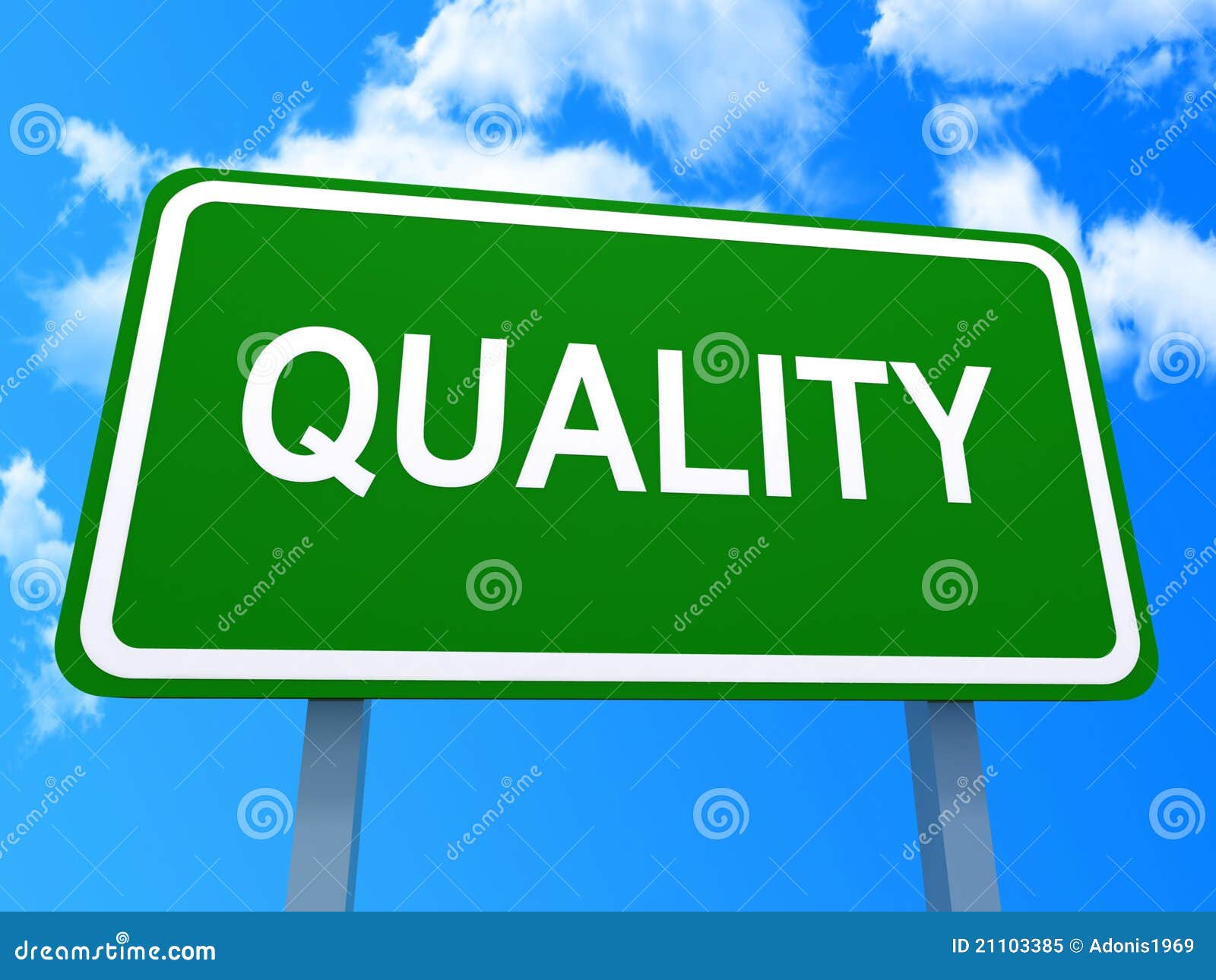 Green Quality  Sign Royalty Free Stock Photo Image 21103385