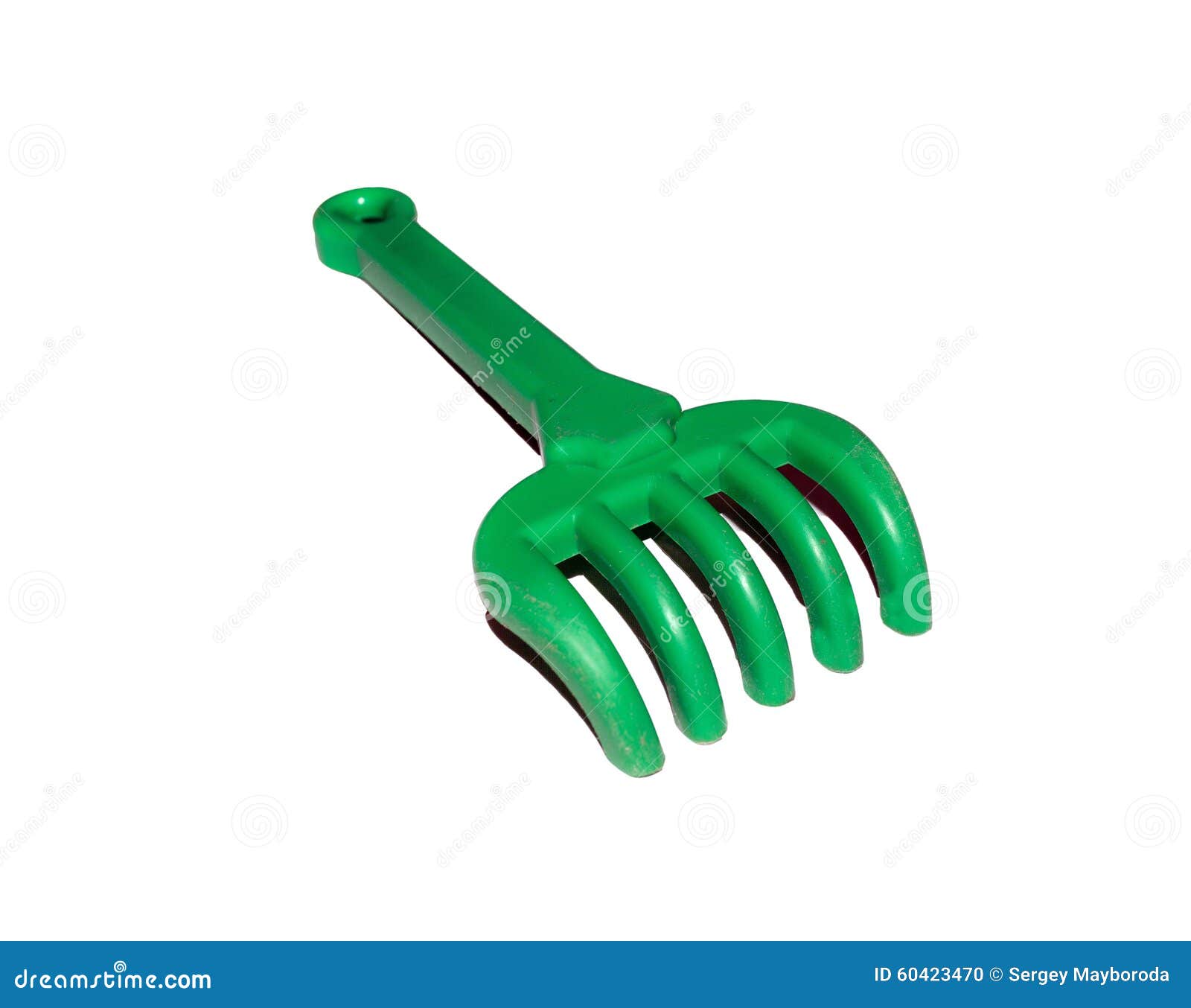 Green rake childrens stock photo. Image of play, green - 60423470