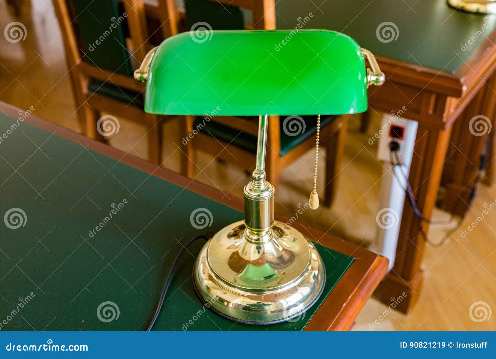 Green reading lamp stock image. Image of gilded, reading 90821219