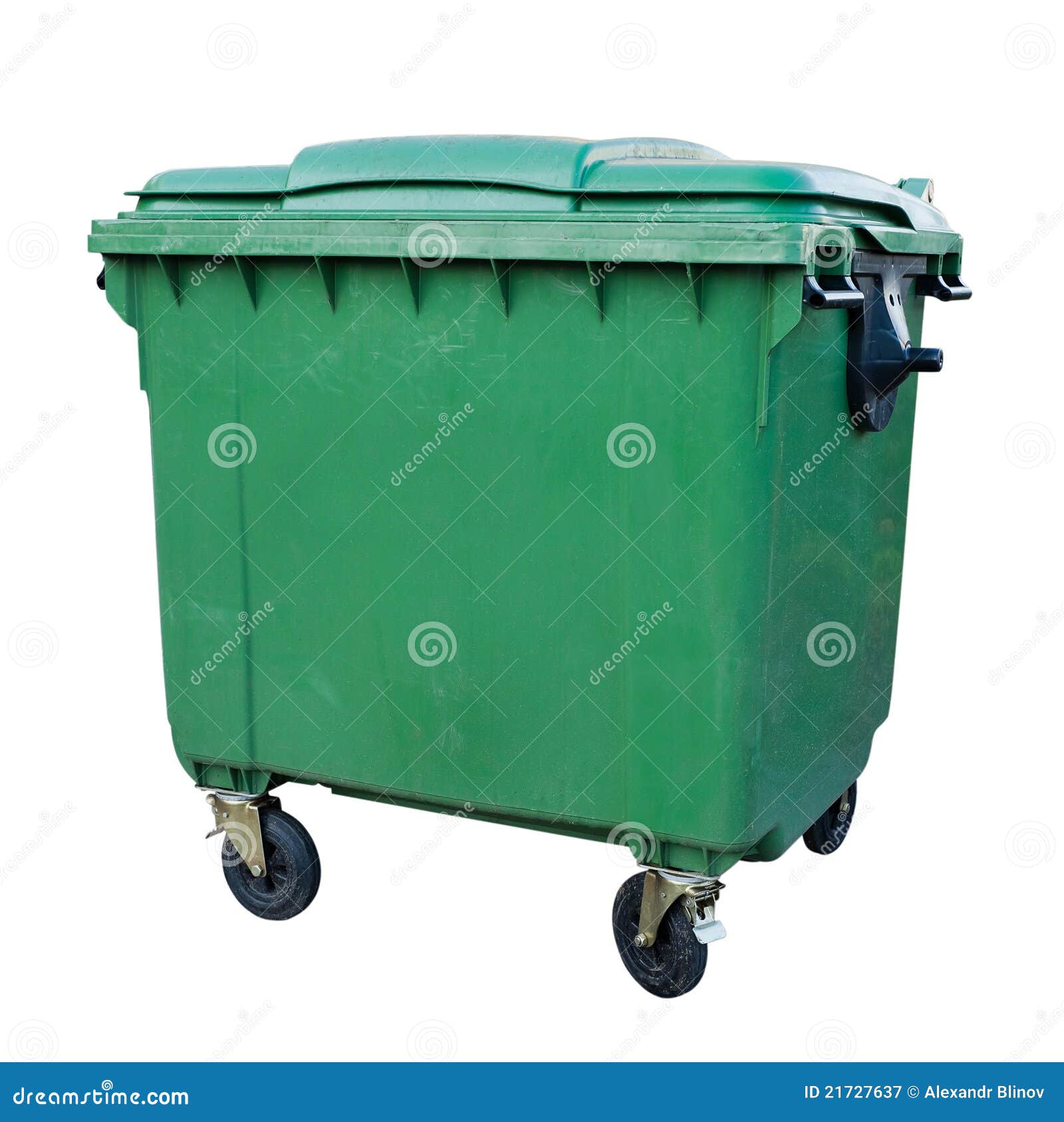 Green recycling container stock image. Image of container 21727637