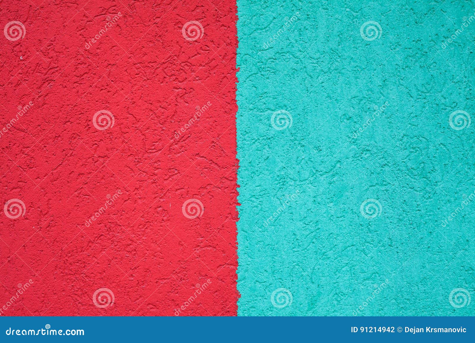 Green and Red Wall stock photo. Image of detail, wall 91214942