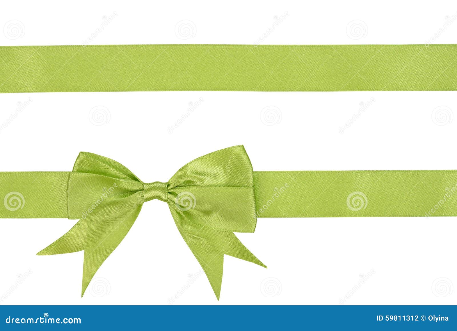 Green ribbon stock photo. Image of festive, birthday 59811312