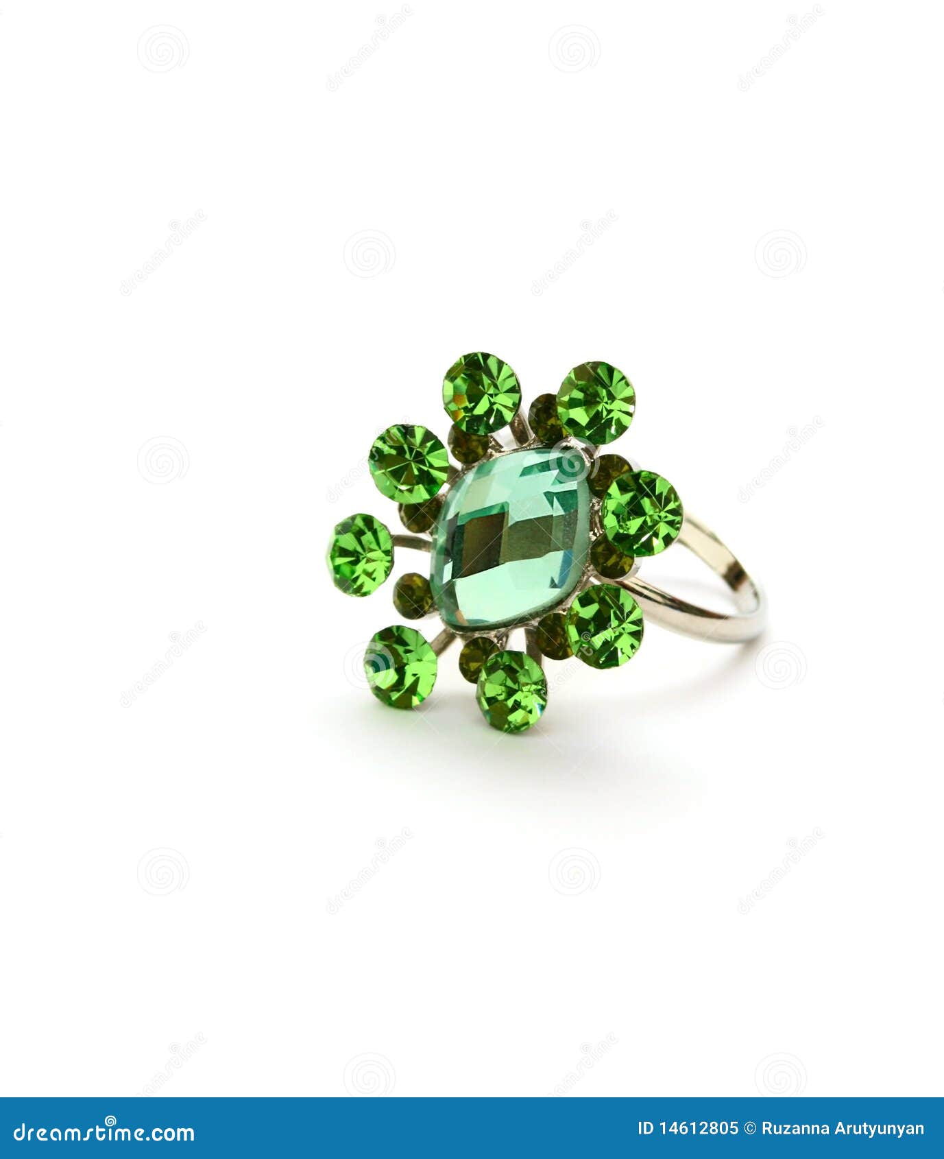 Green ring stock image. Image of background, accessories 14612805