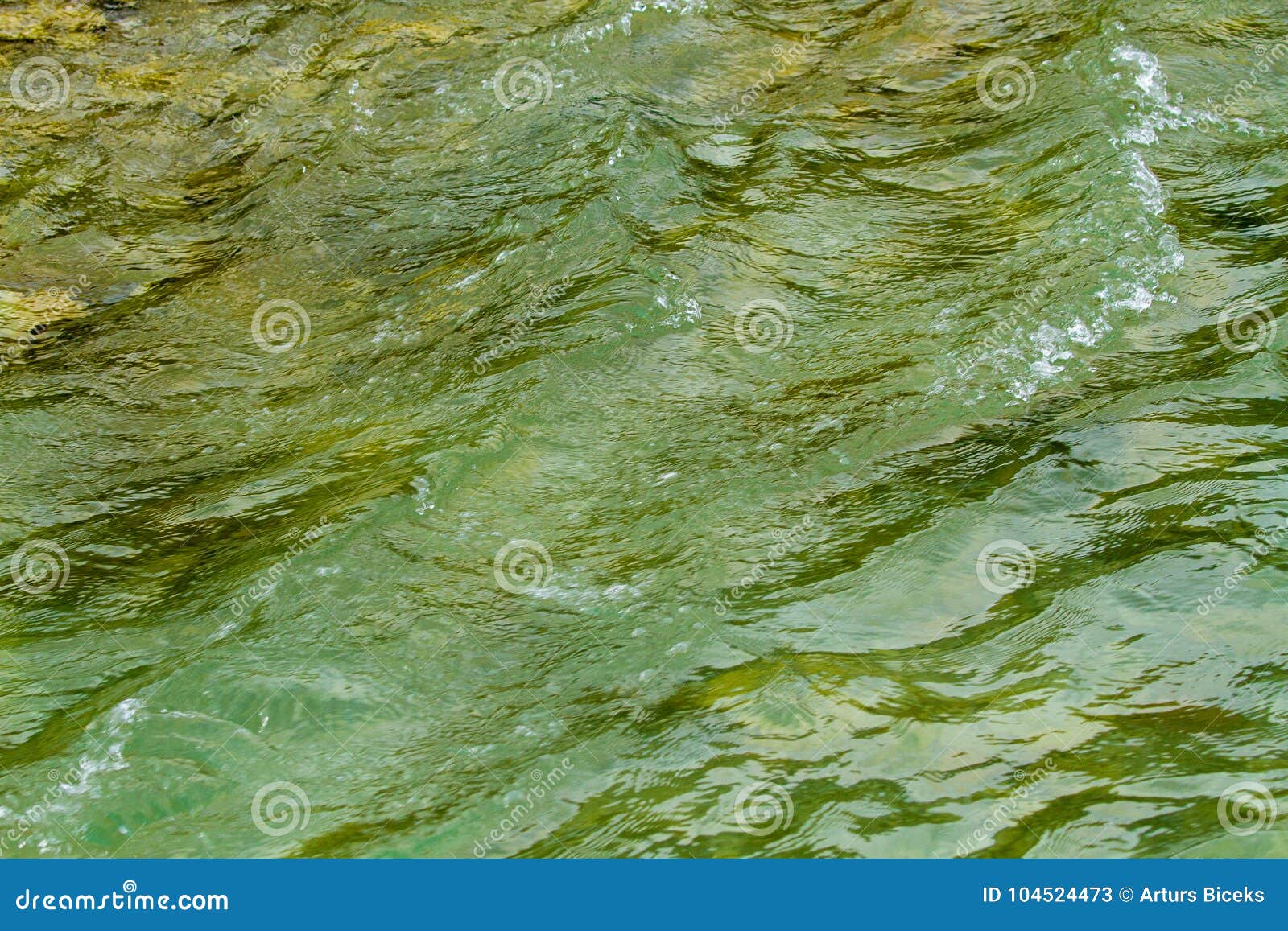 Green River Water Surface with Waves. Stock Image Image of surface