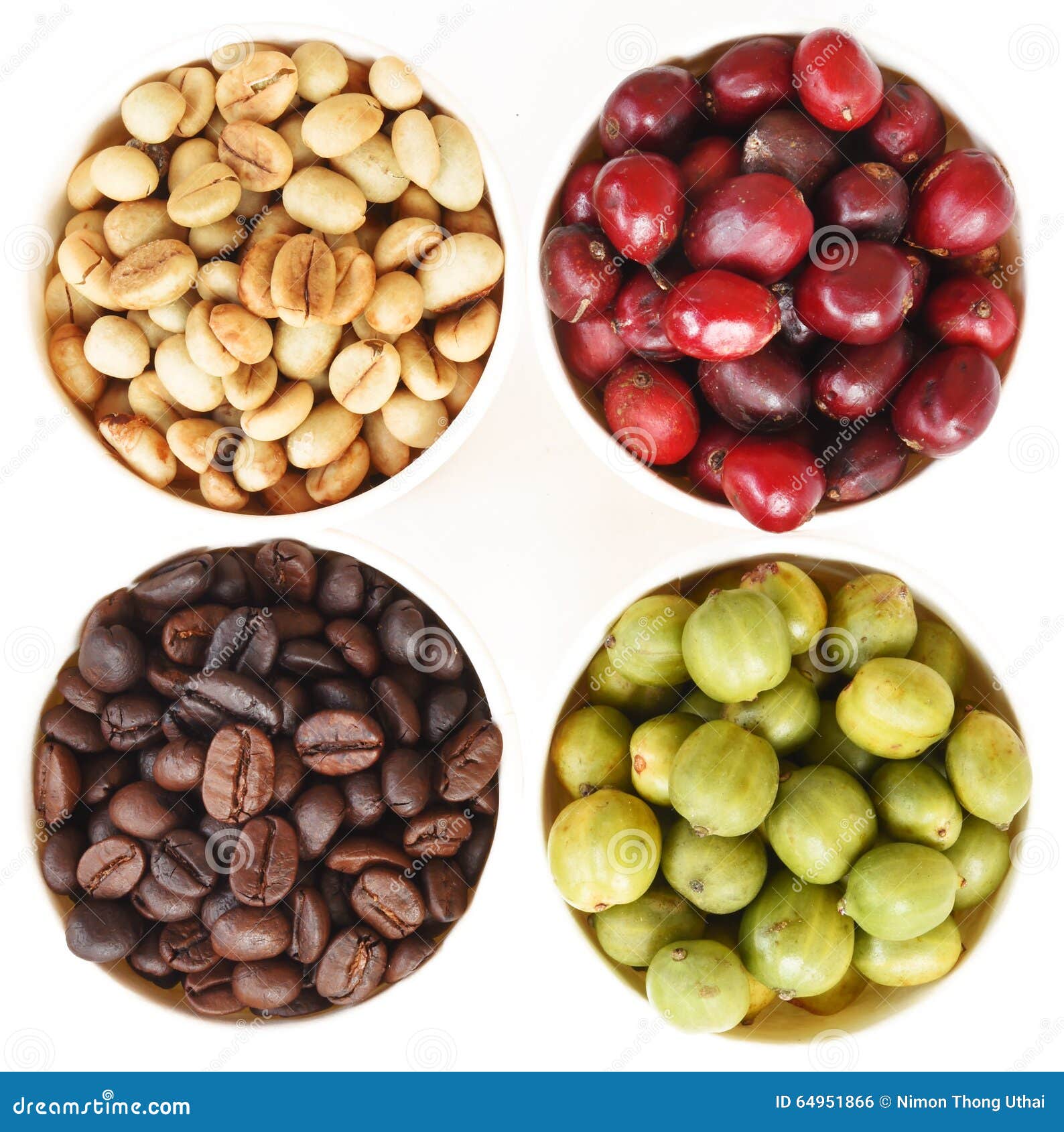 fresh coffee beans