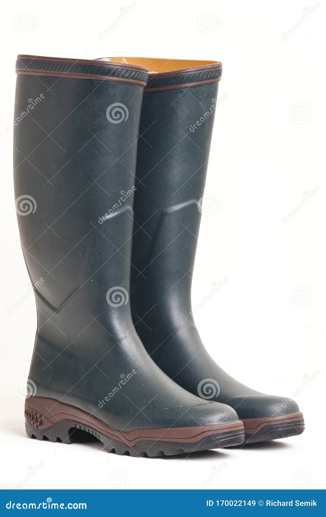 Green rubber boots stock image. Image of rubber, fashion 170022149
