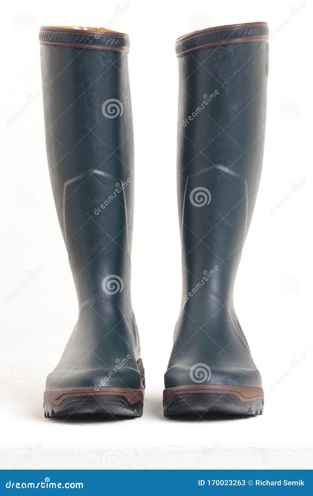 Green rubber boots stock image. Image of boots, protection 170023263