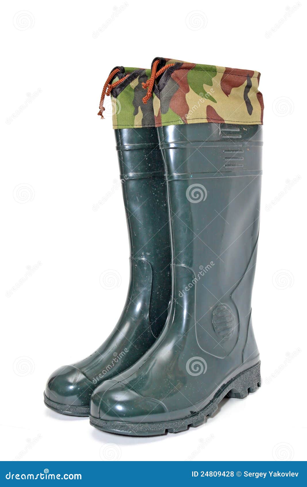 Green rubber boots stock photo. Image of boots, leather 24809428