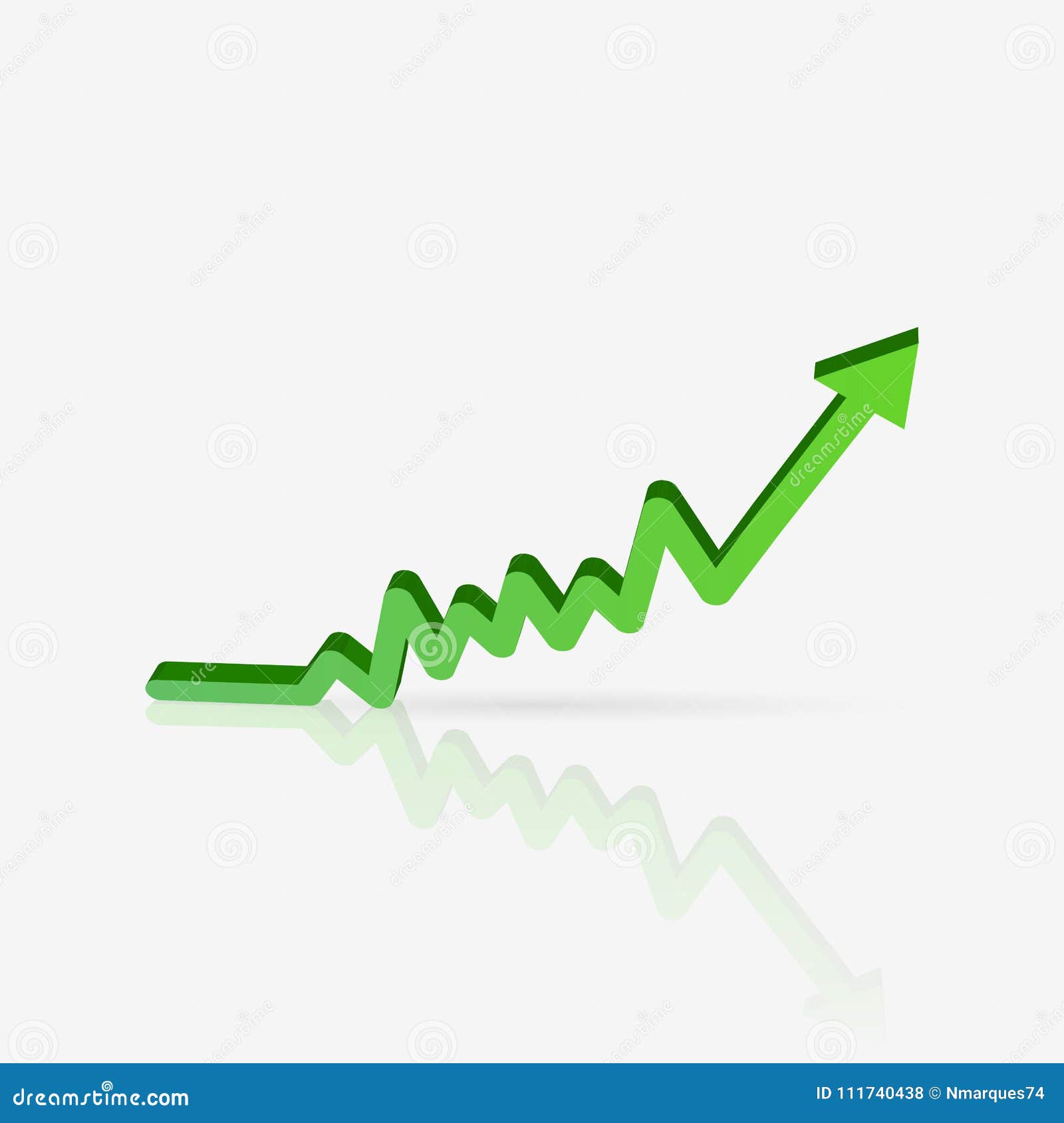 Green Sales Chart stock vector. Illustration of accounting 111740438