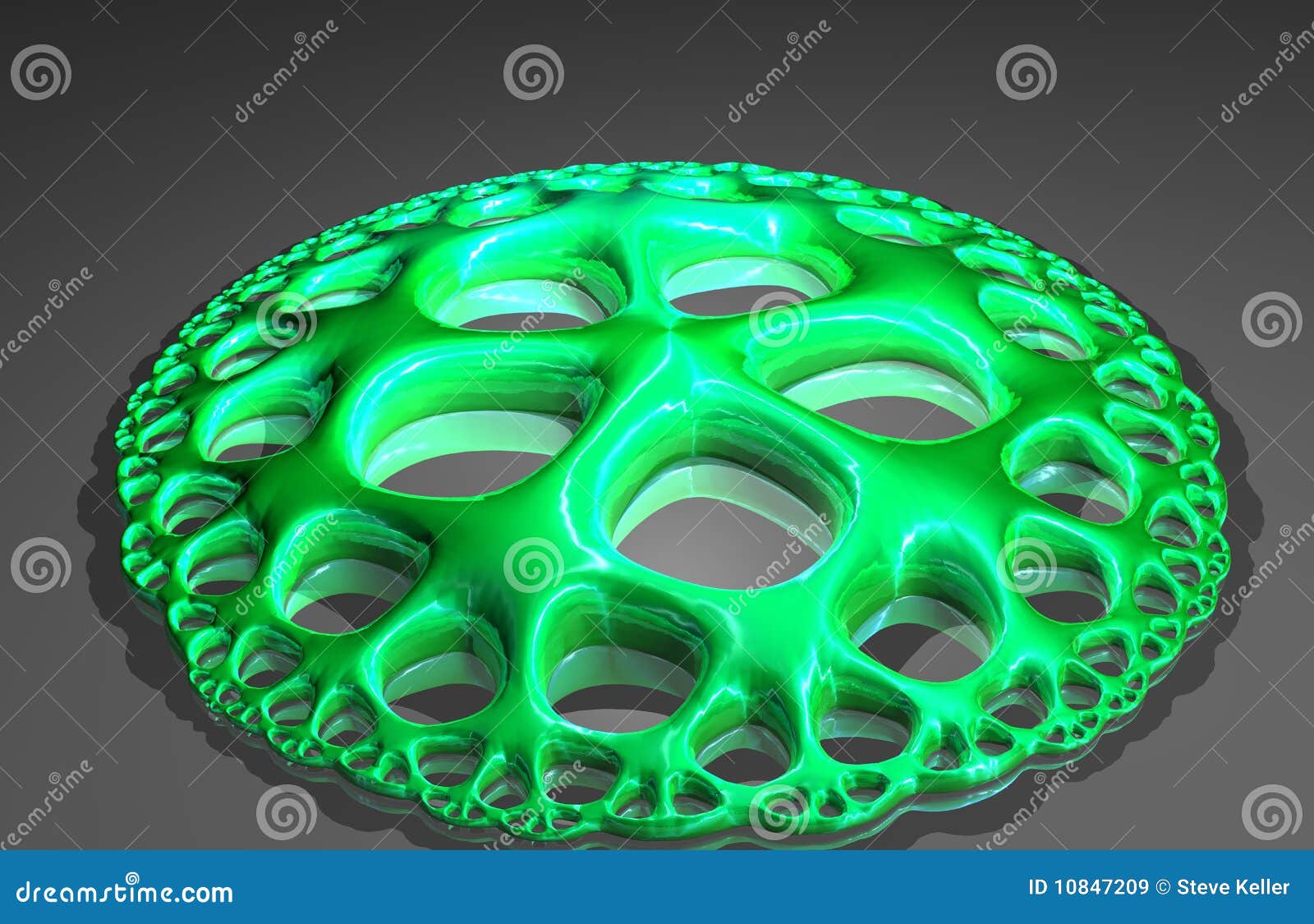 Green sand dollar stock illustration. Illustration of pattern 10847209