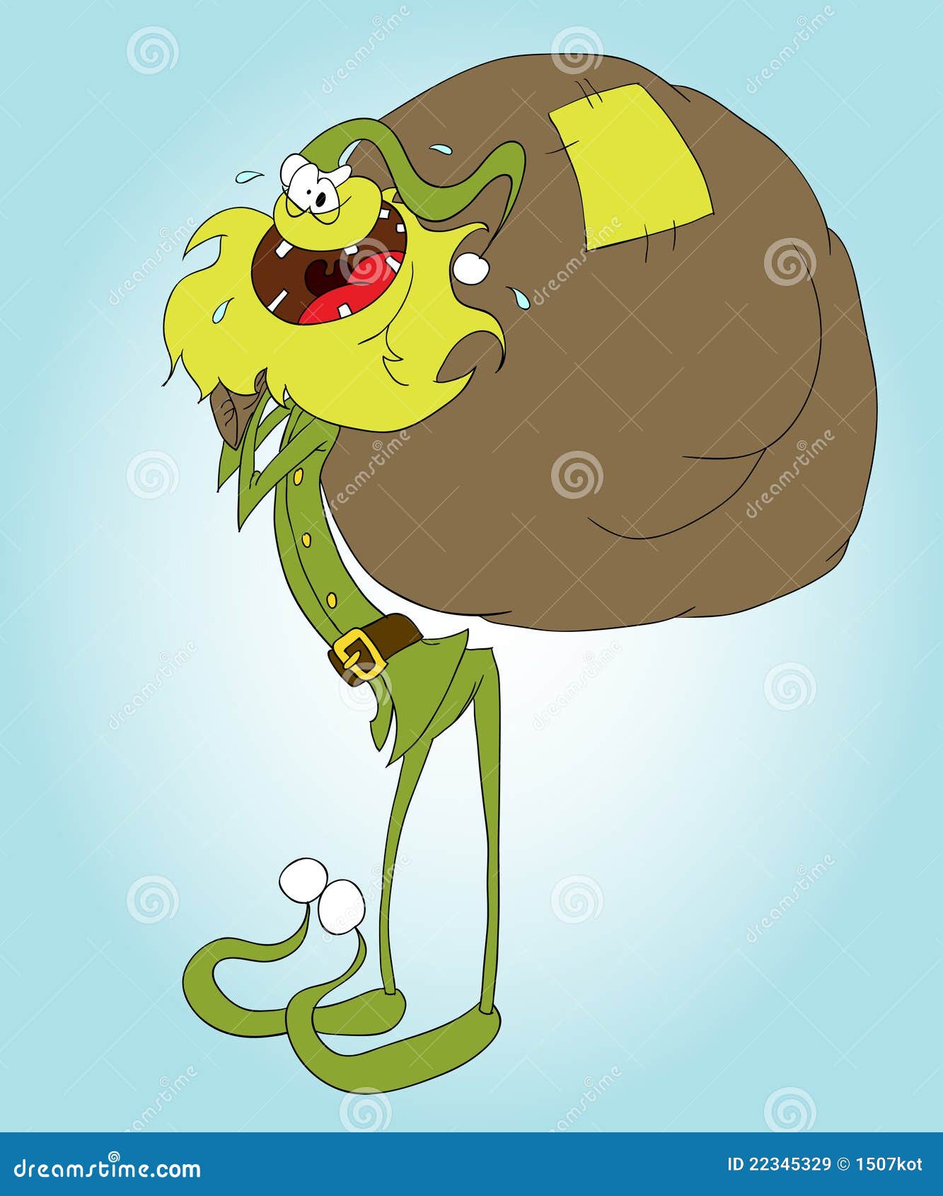 Green Santa Claus Royalty Free Stock Images Image 22345329