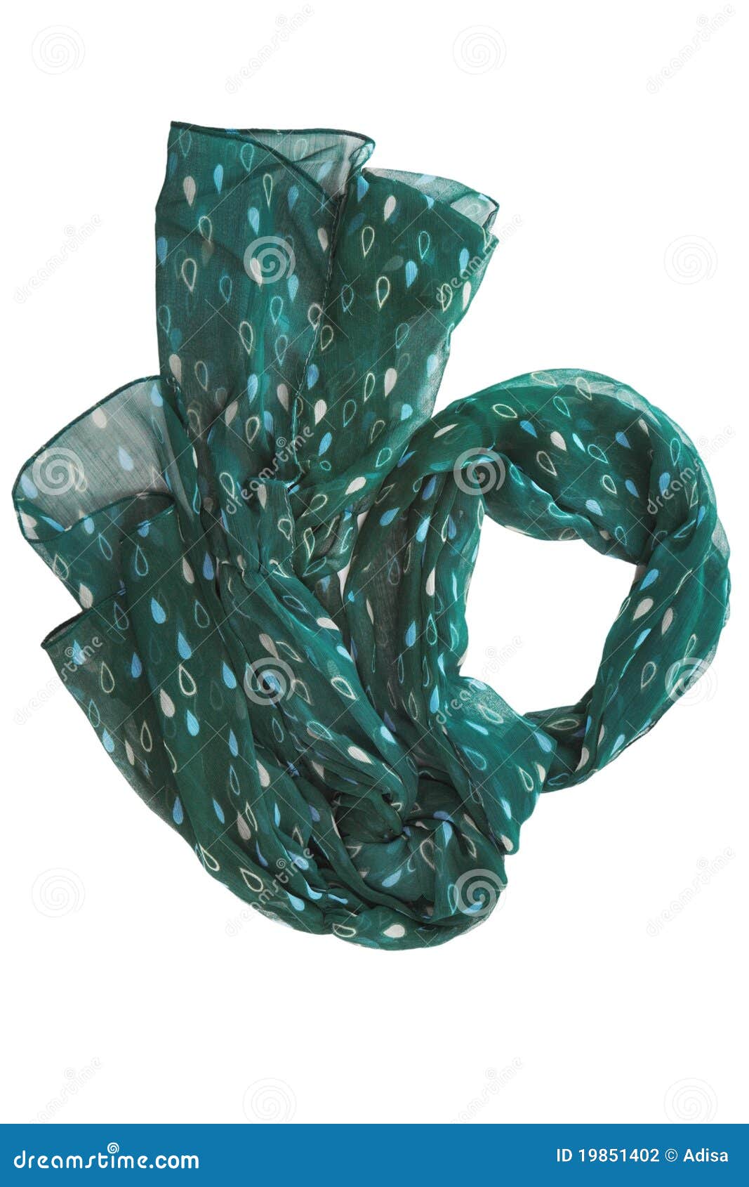 Green scarf stock photo. Image of color, accessory, accessories 19851402