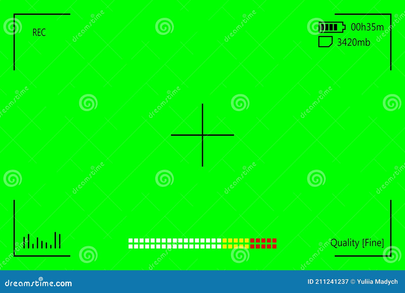 Green Screen, Chromakey Background. Blank Green Background with VFX