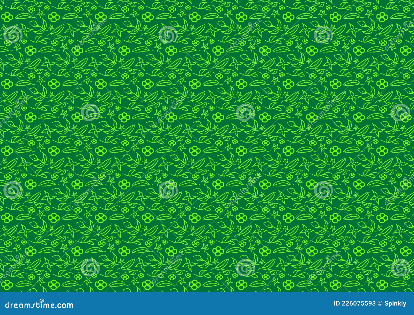 Green Seamless Plant Pattern Design Wallpaper Stock Illustration Illustration of backdrop
