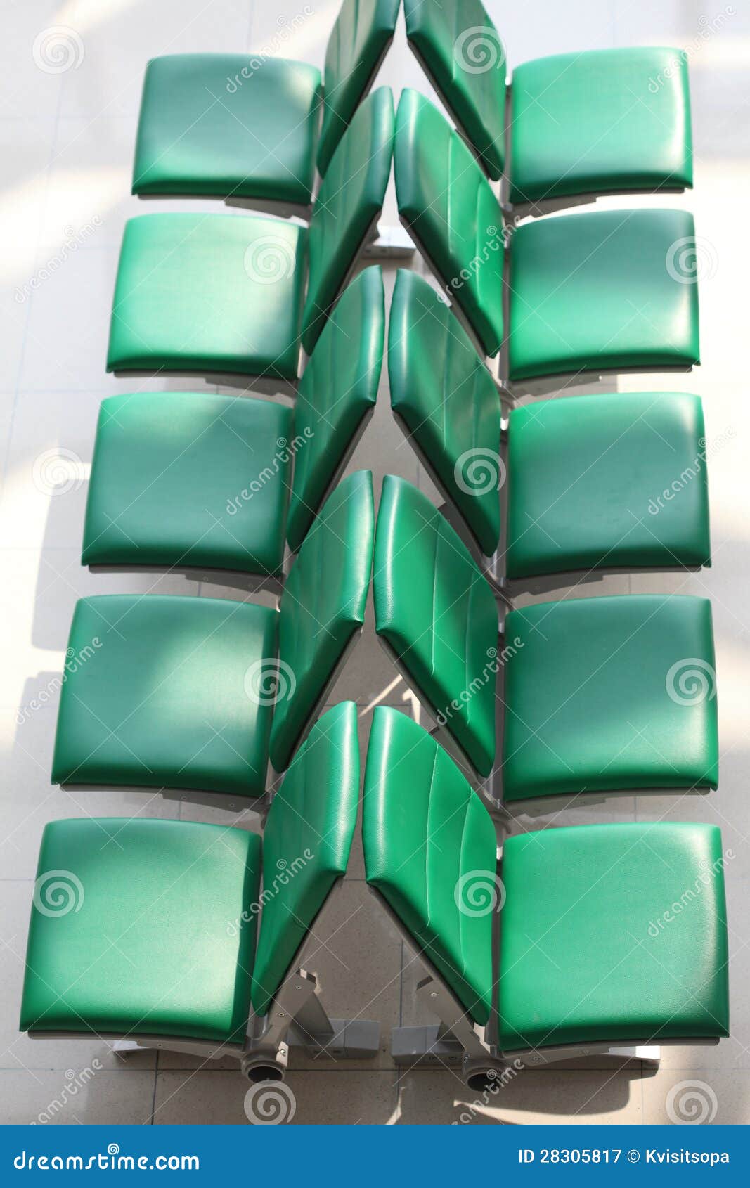 Green Seats stock image. Image of waiting, rest, airport 28305817