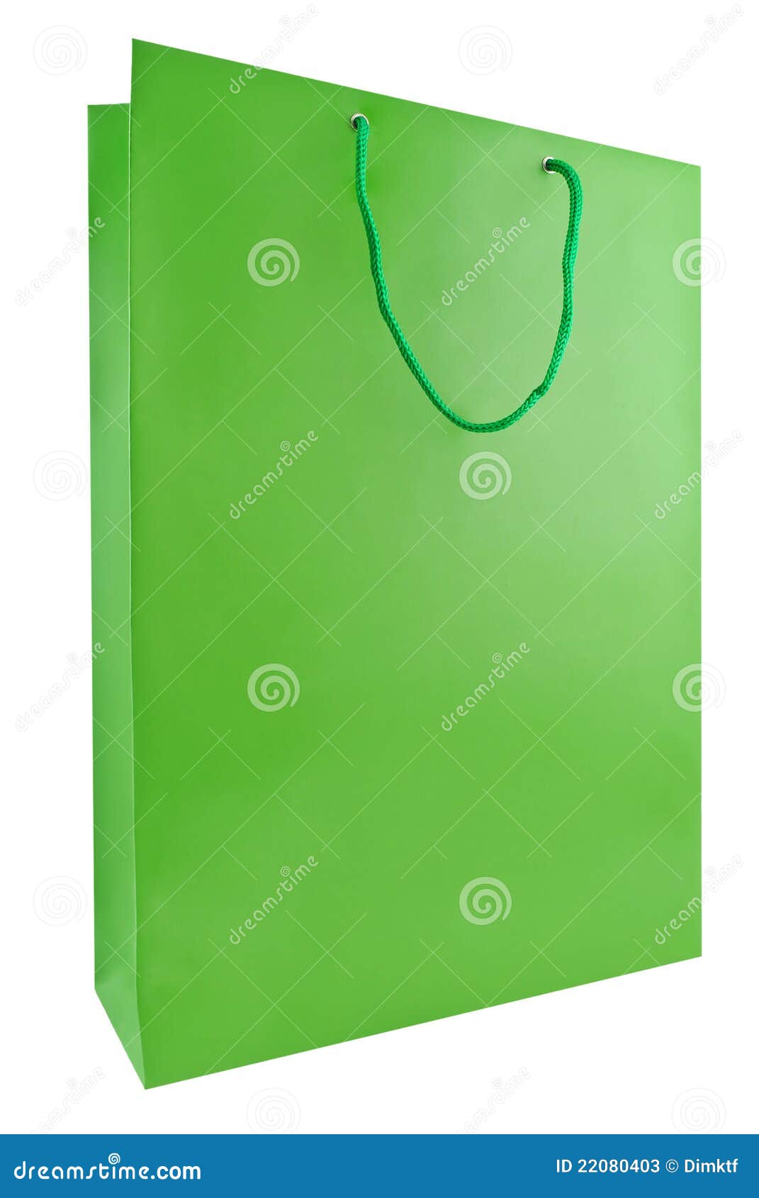 Green shopping bag stock image. Image of isolated, friendly 22080403
