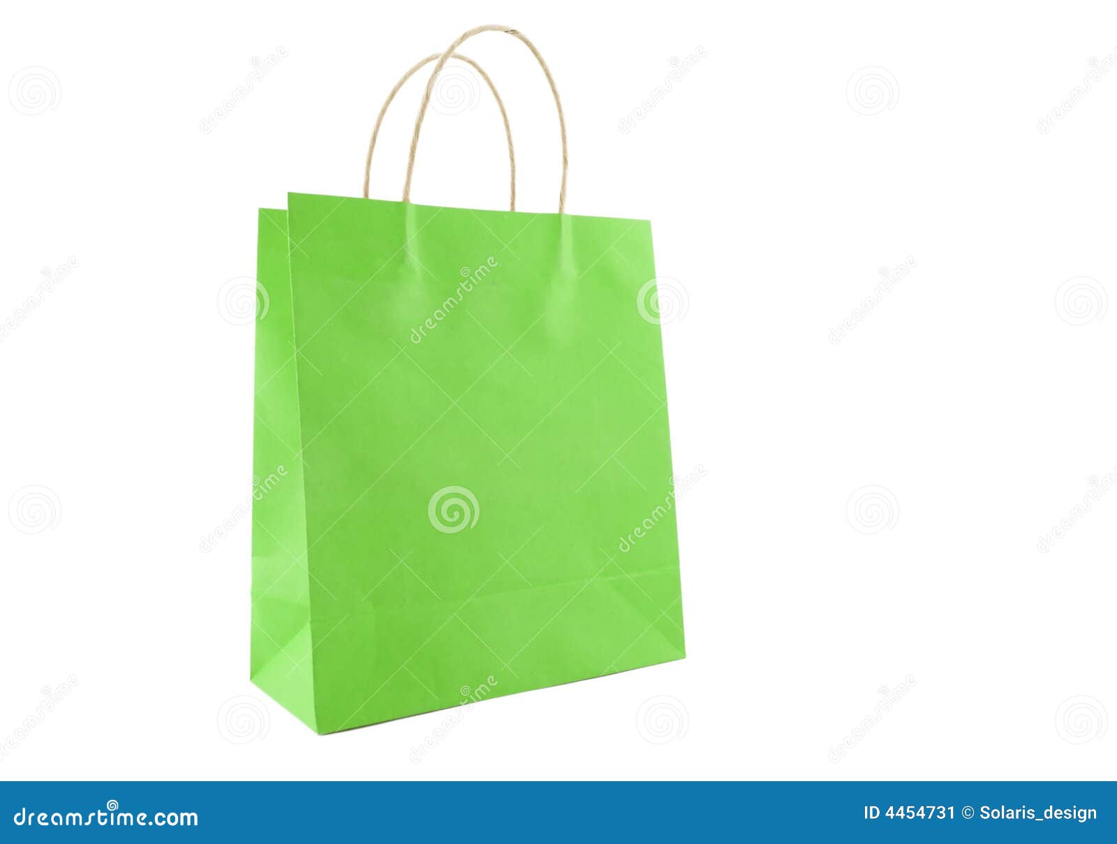 Green shopping bag stock image. Image of boutique, purchase 4454731