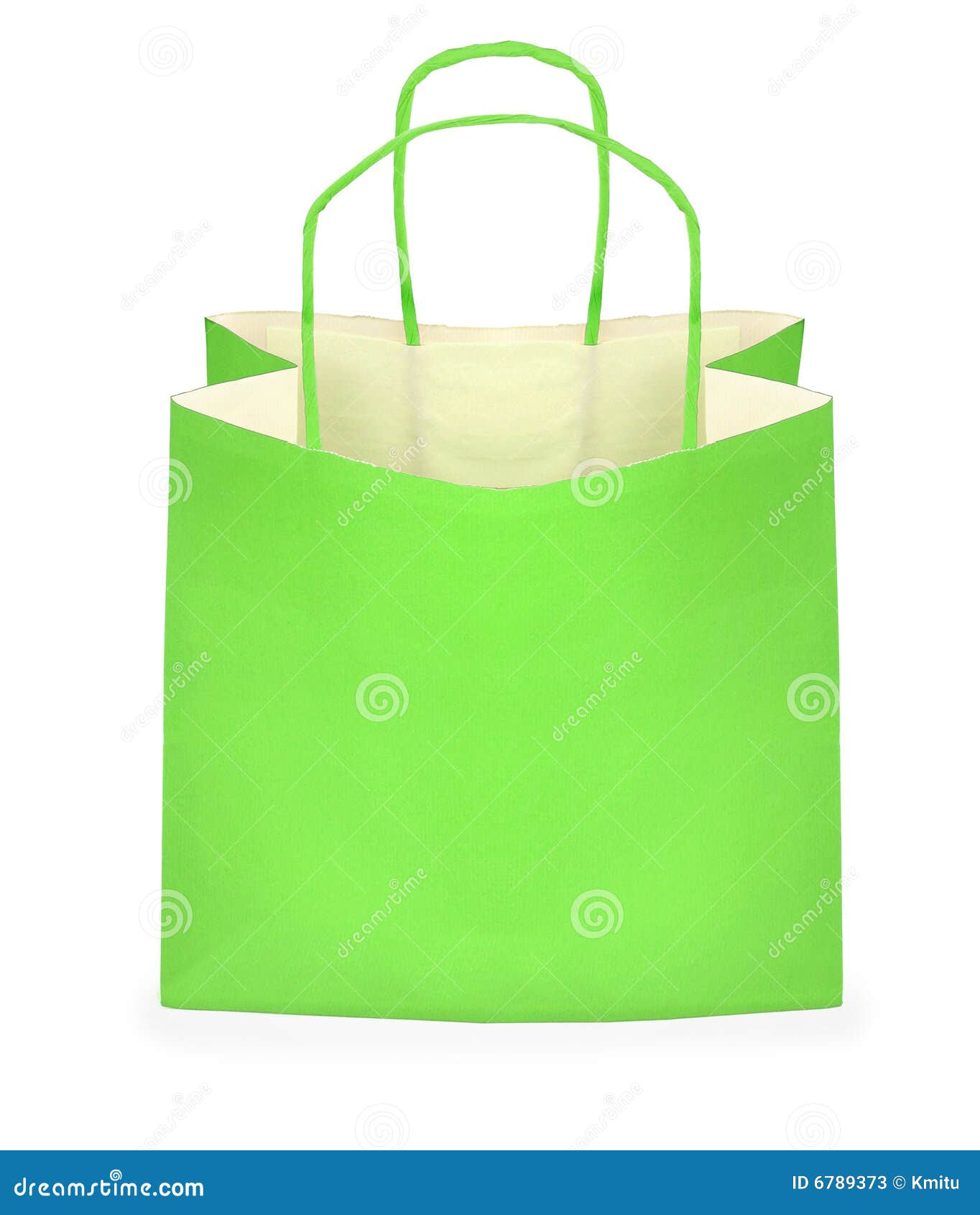 Green shopping bag stock image. Image of environmentally 6789373
