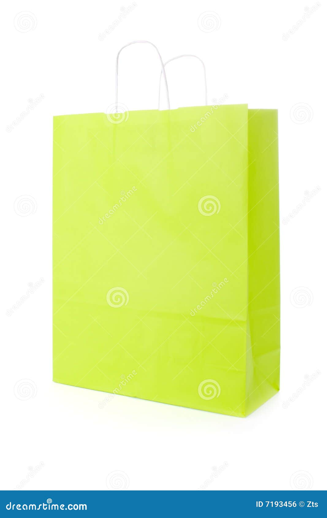 Green shopping bag stock photo. Image of studio, consumption 7193456