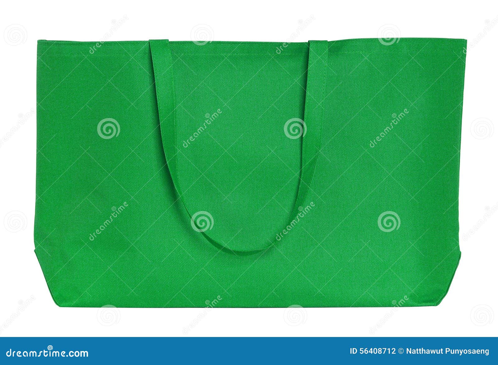 Green Shopping Bag Isolated on White Stock Photo Image of reusable
