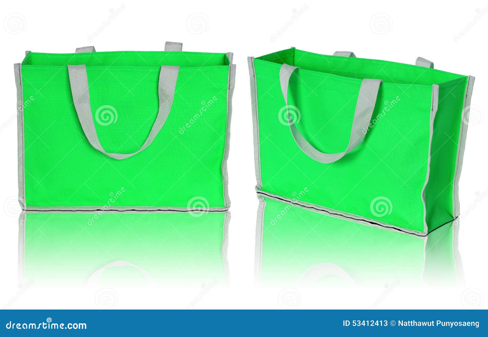 Green shopping bag stock image. Image of isolated, pattern 53412413