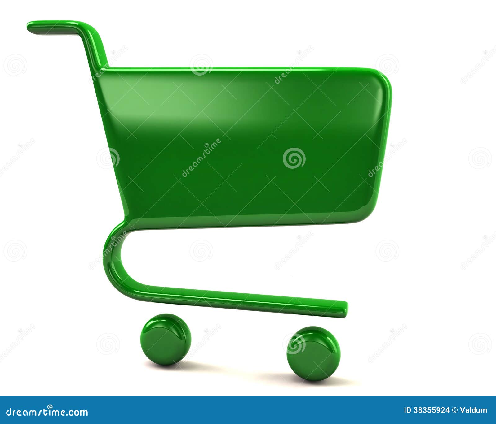 Green shopping cart icon stock illustration. Illustration of button