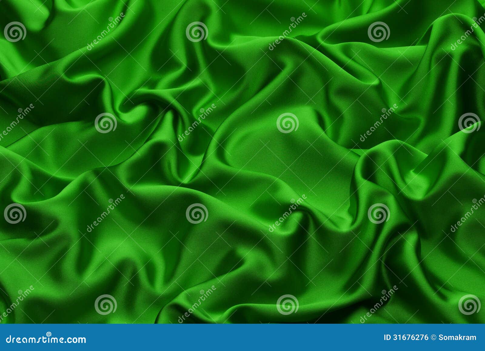 green silk