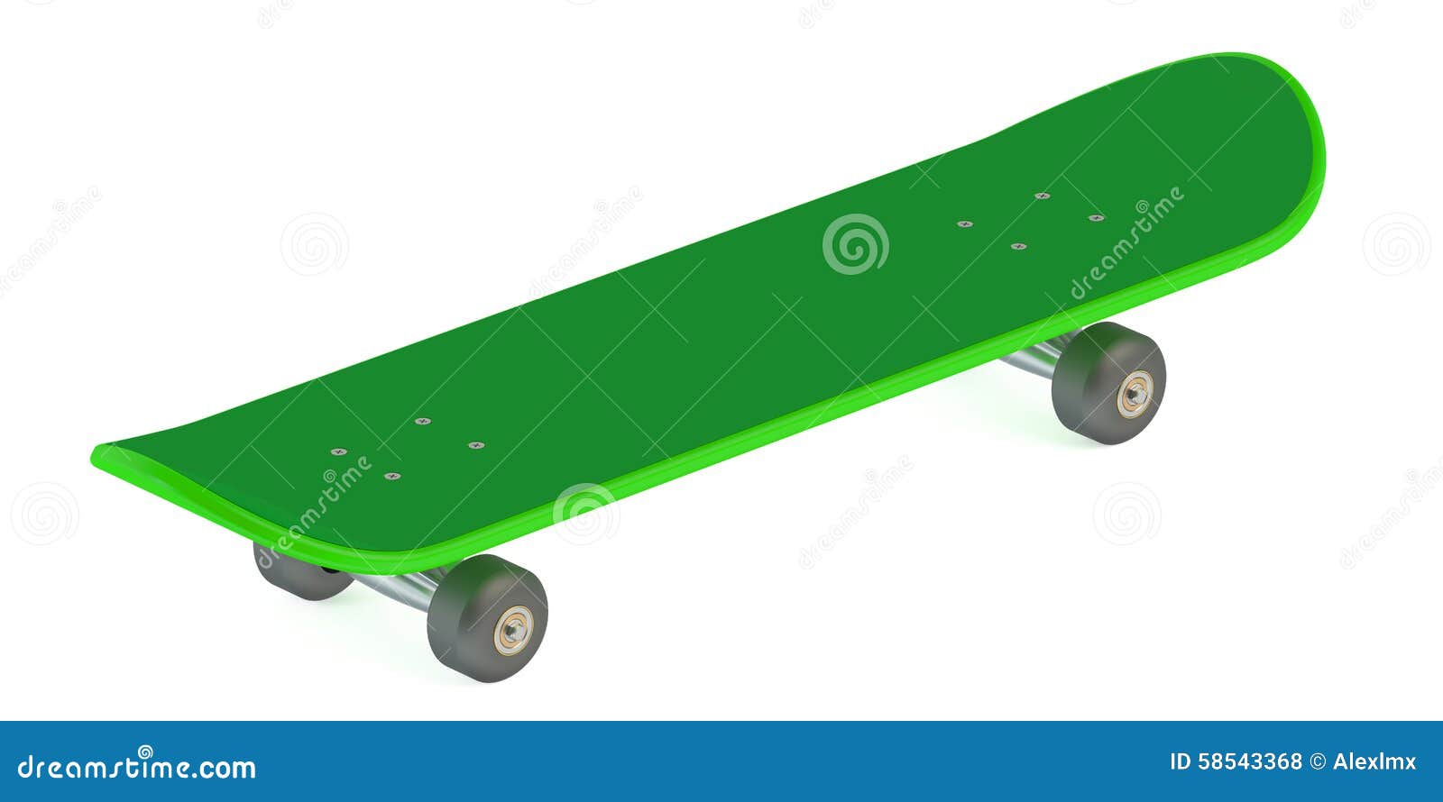 Green skateboard stock illustration. Illustration of tape 58543368