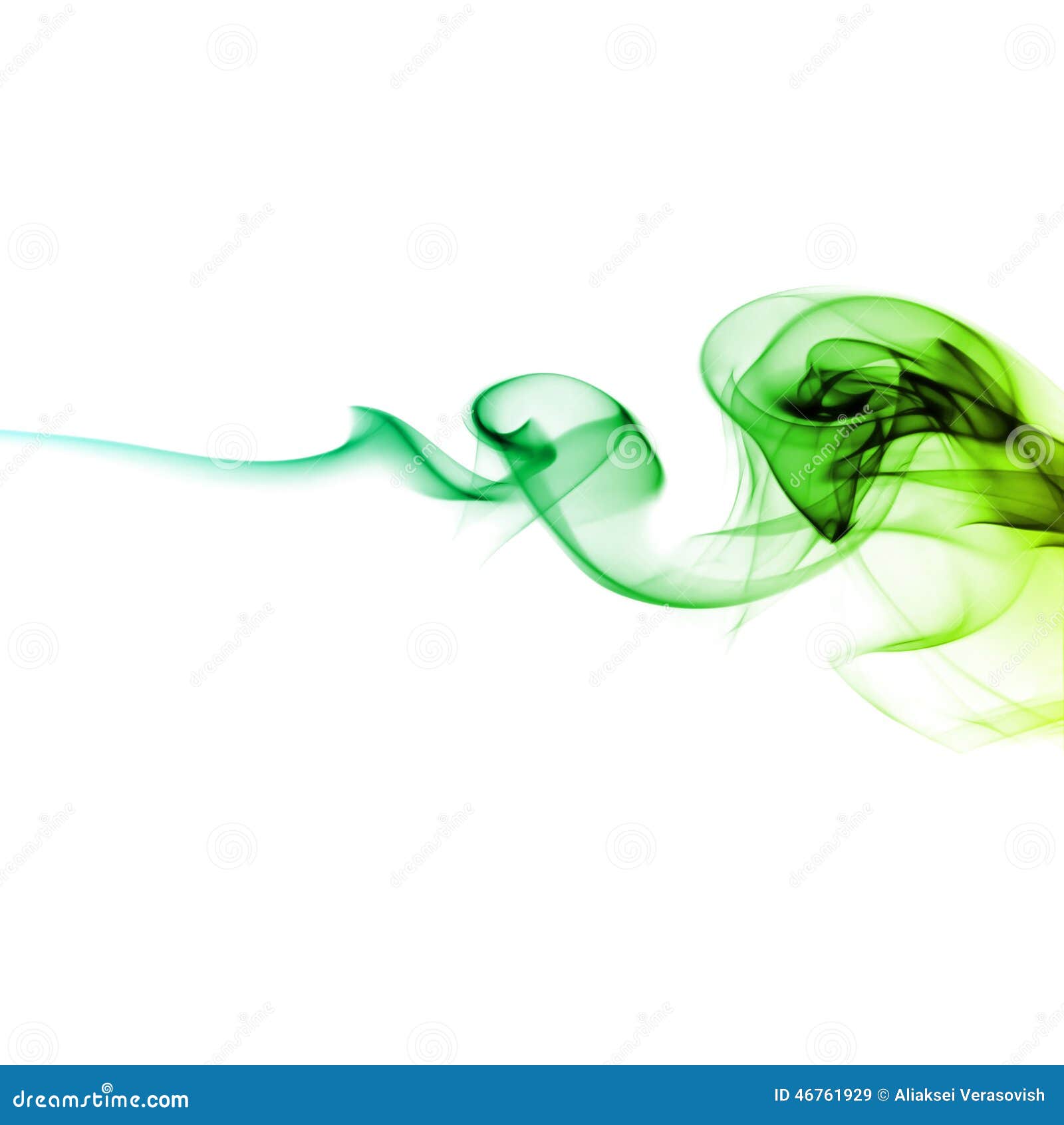 Green smoke stock image. Image of aroma, beautiful, backdrop 46761929
