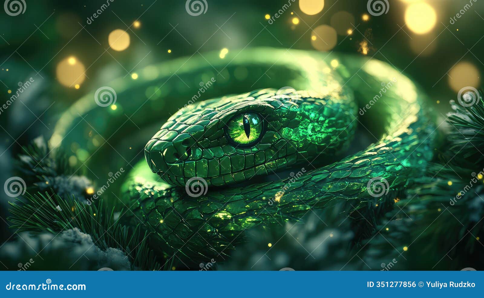 green snake  of 2025