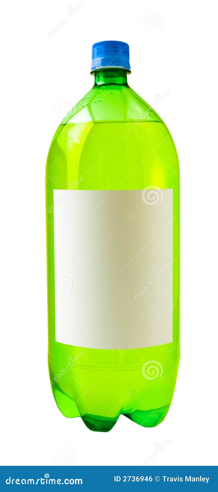 cable in free air a green on up a close bottle white on soda background. isolated