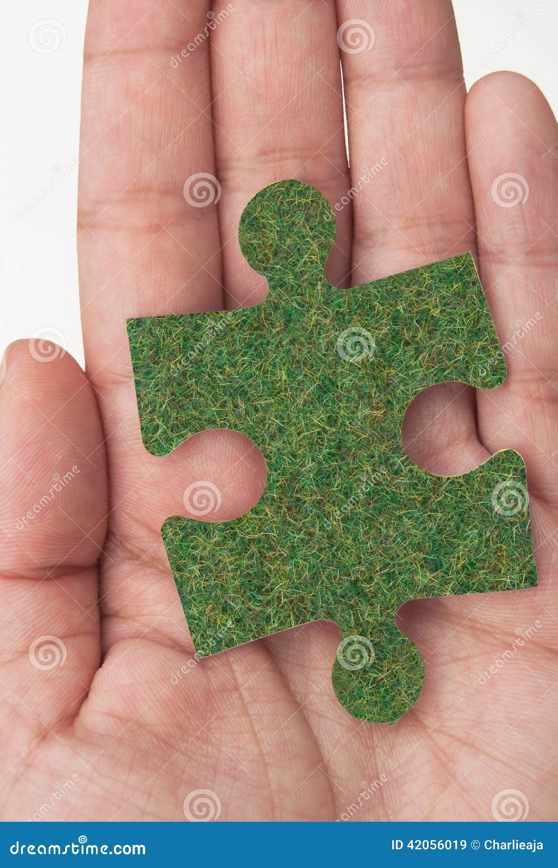 Grass Covered Puzzle Piece Stock Photos Free & RoyaltyFree Stock
