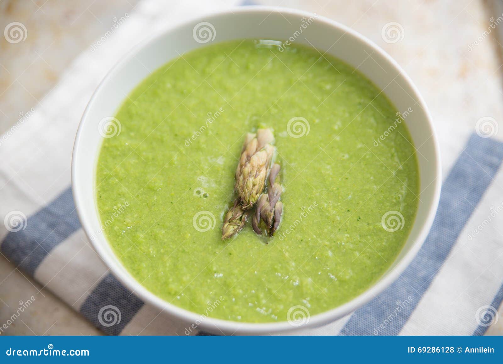 Green soup in a bowl stock photo. Image of lifestyle 69286128