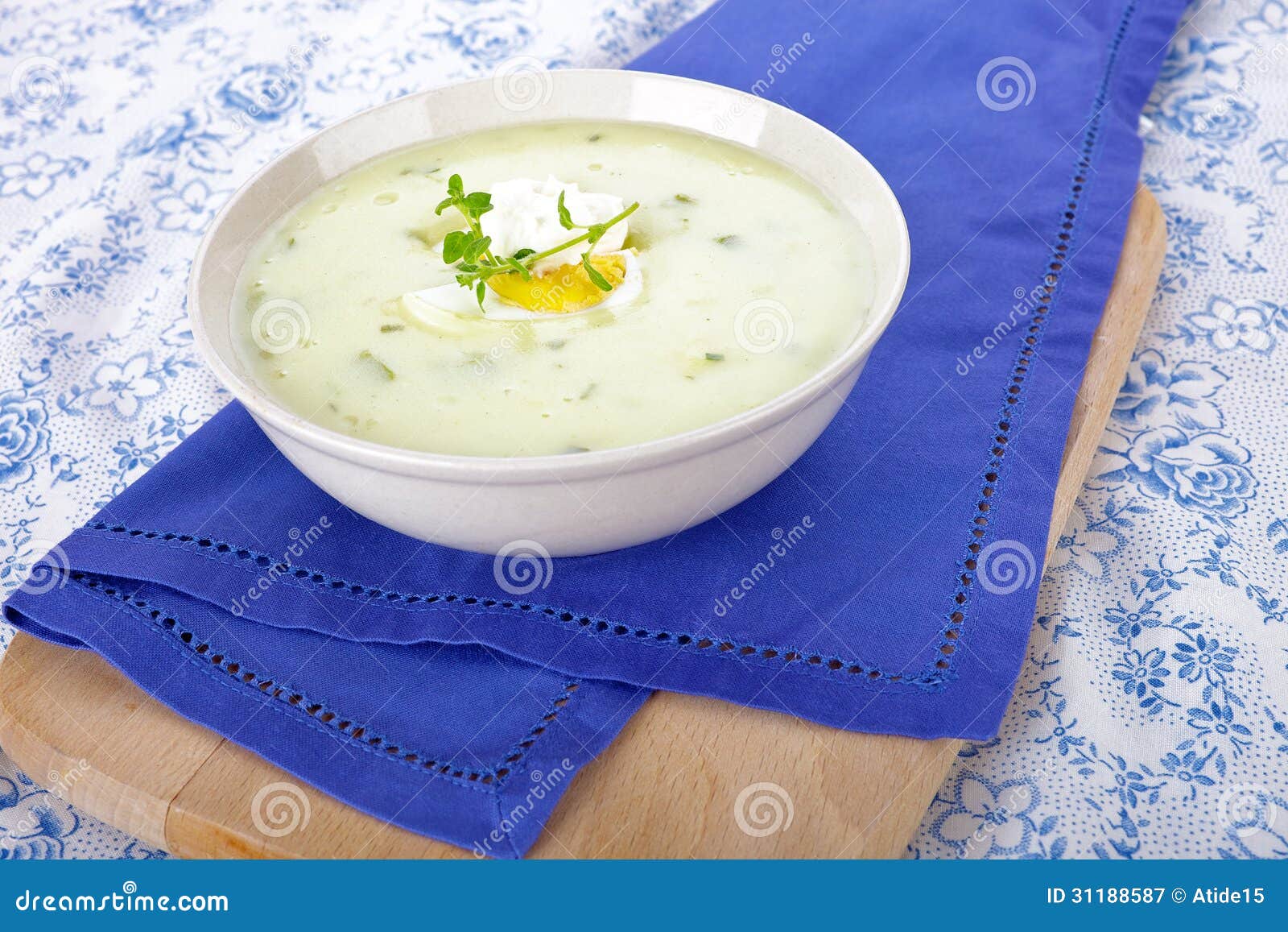 Green soup stock image. Image of appetizer, vegetable 31188587