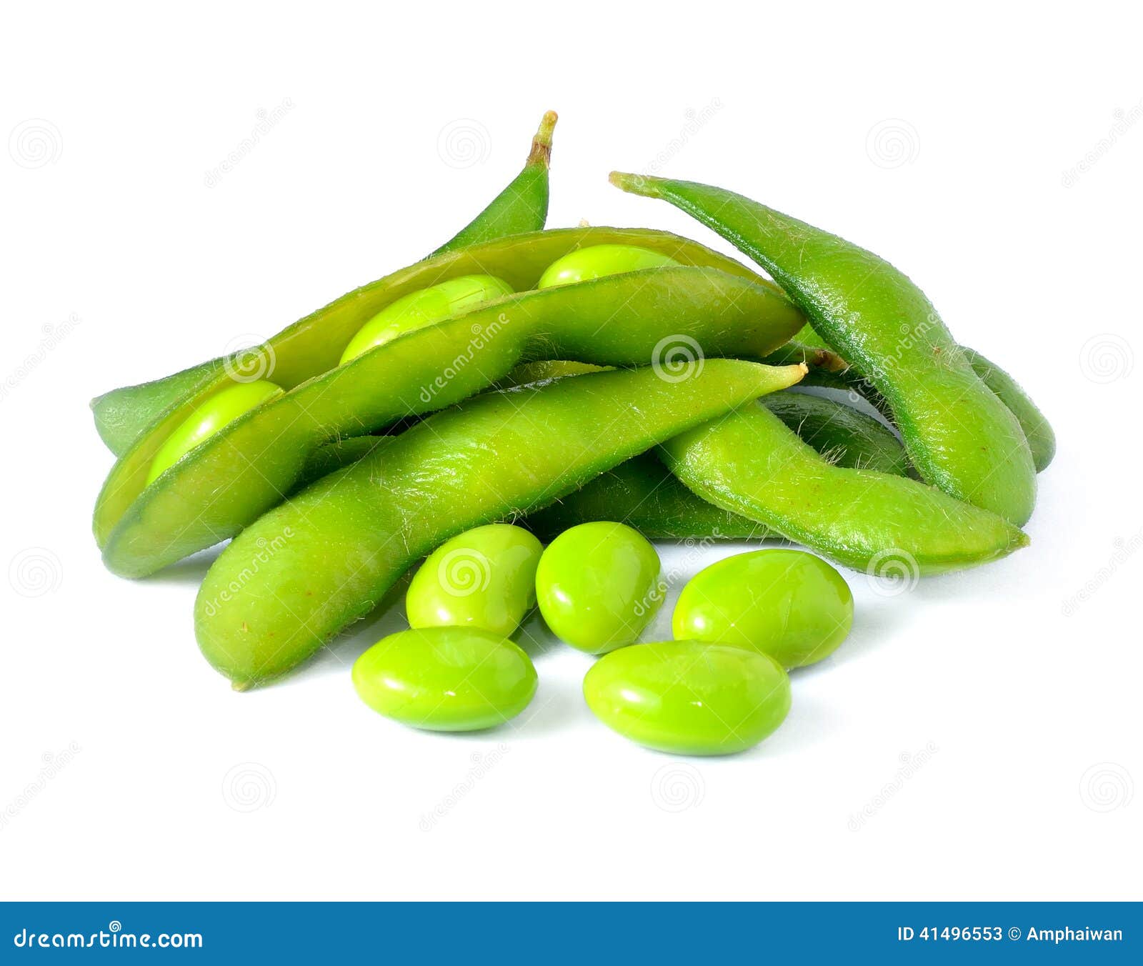 Green soybeans stock image. Image of boiled, appetizer 41496553