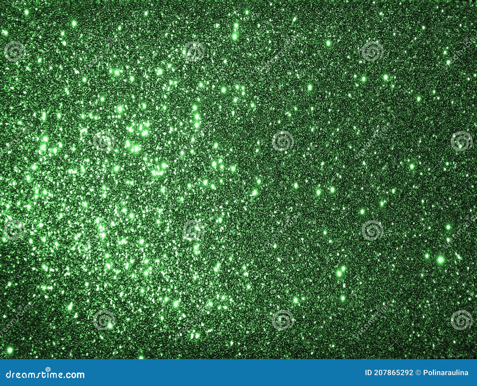 Green Sparkle Glitter Background. Stock Photo - Image of defocused, dark:  207865292
