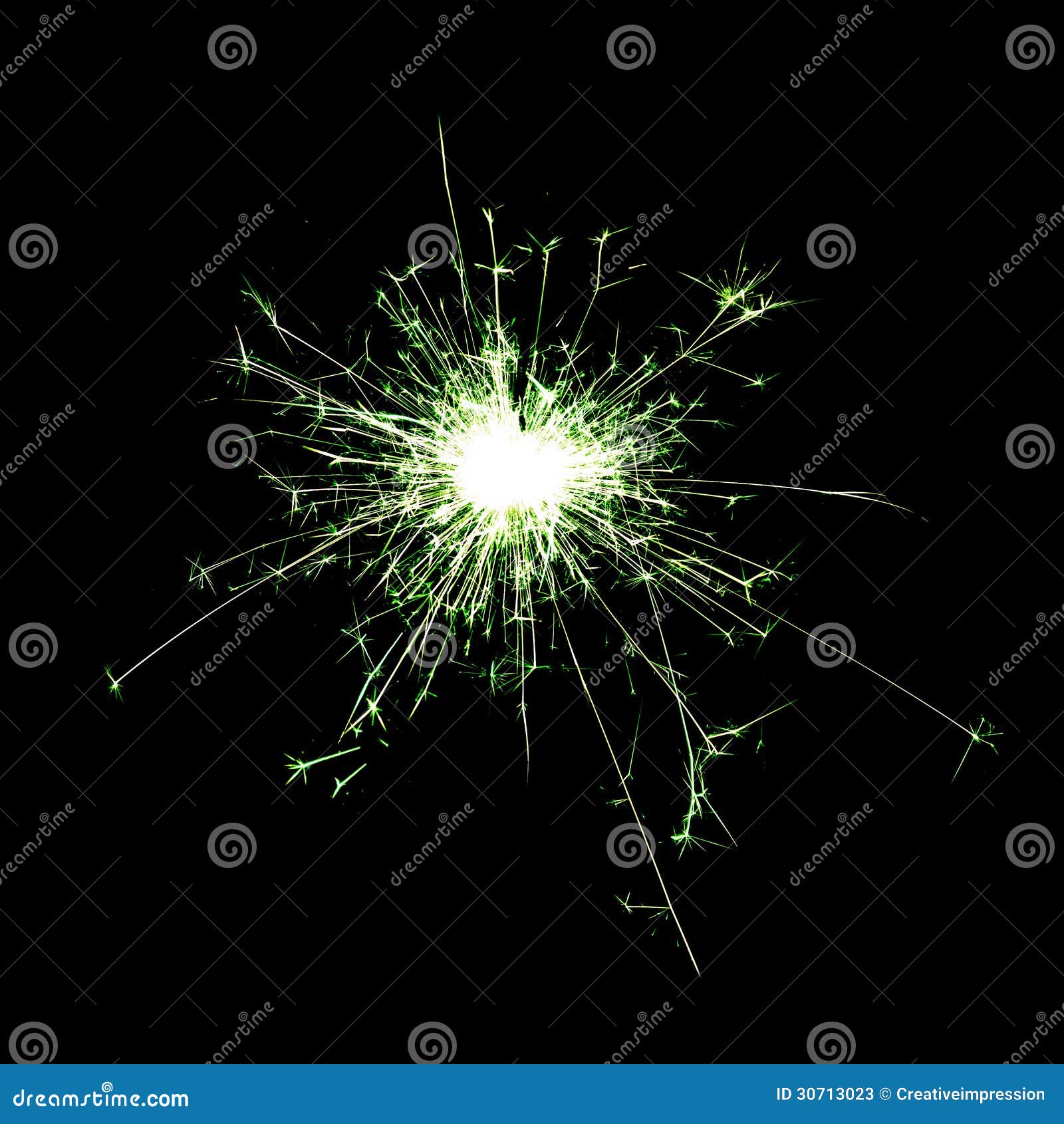 Green sparkler stock image. Image of xmas, magic, macro - 30713023