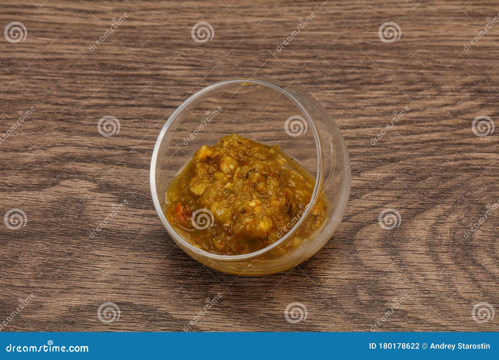 Green Spicy Sauce in the Bowl Stock Photo Image of ingredient, pepper