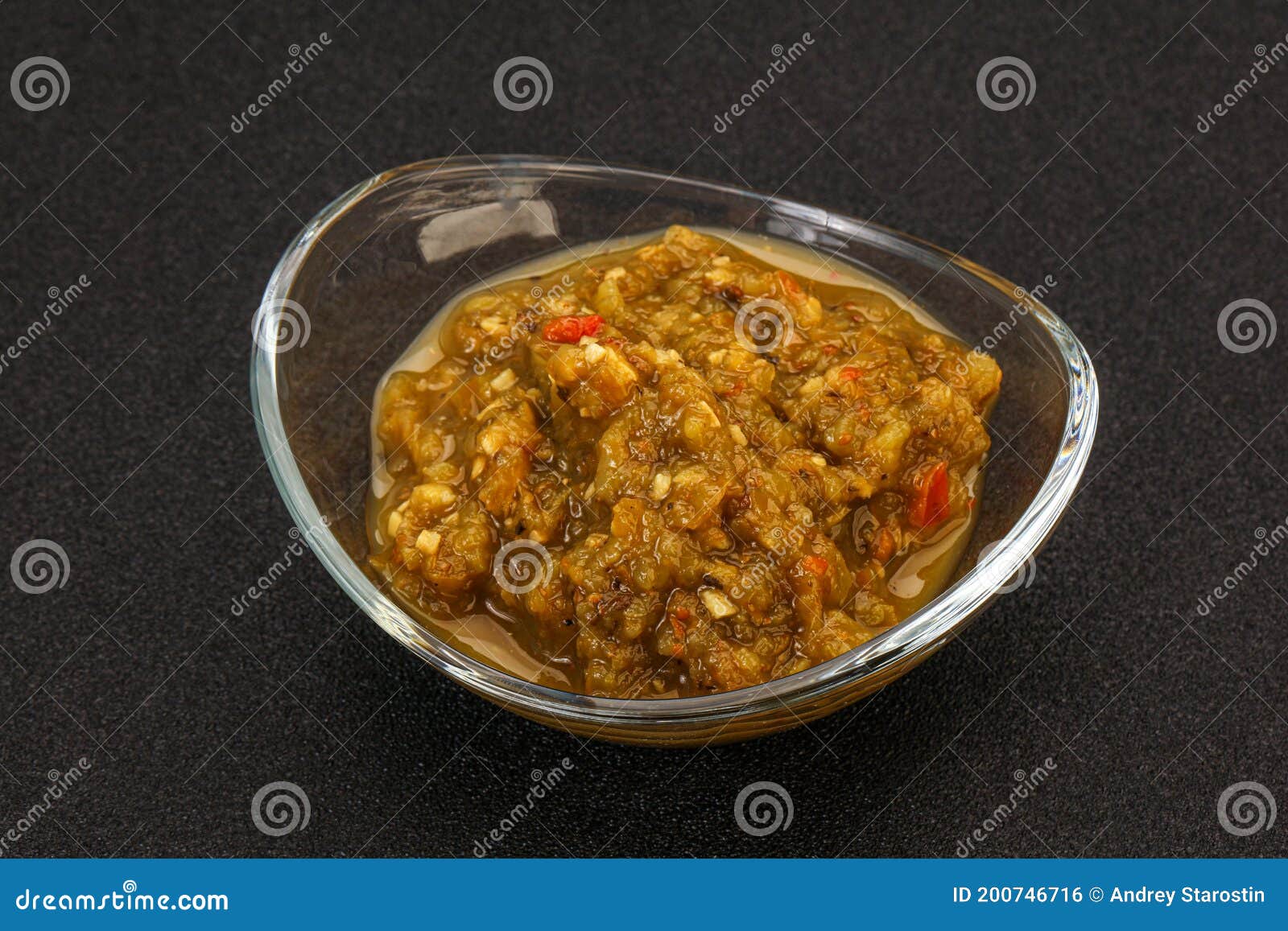 Green Spicy Sauce in the Bowl Stock Photo Image of tasty, bowl 200746716