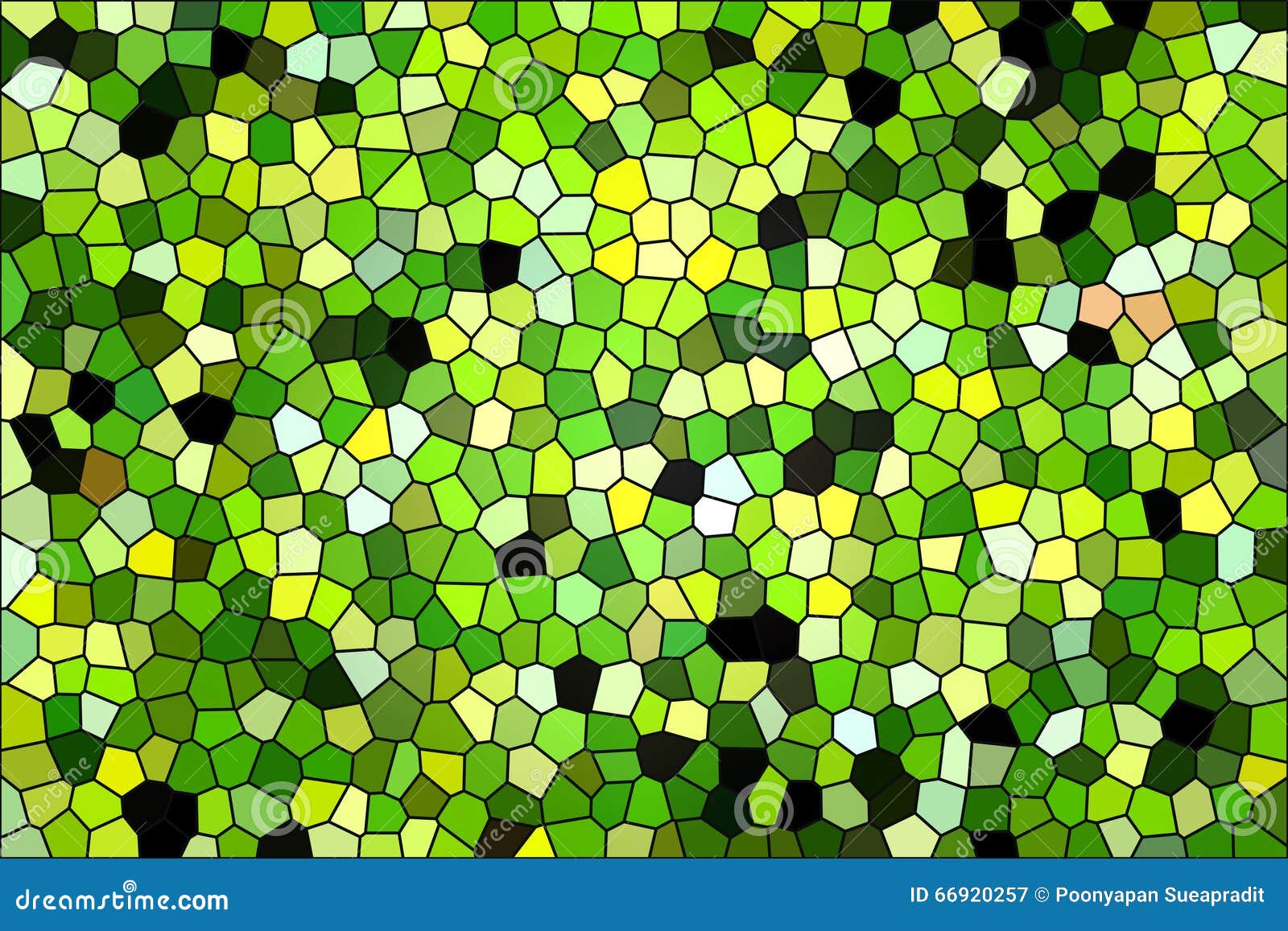 Green Stained Glass Background Stock Illustration - Illustration of