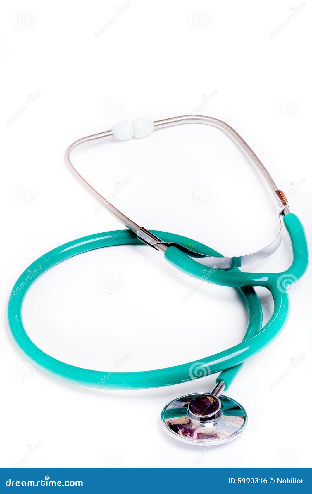 Green stethoscope stock photo. Image of practitioner, phonendoscope